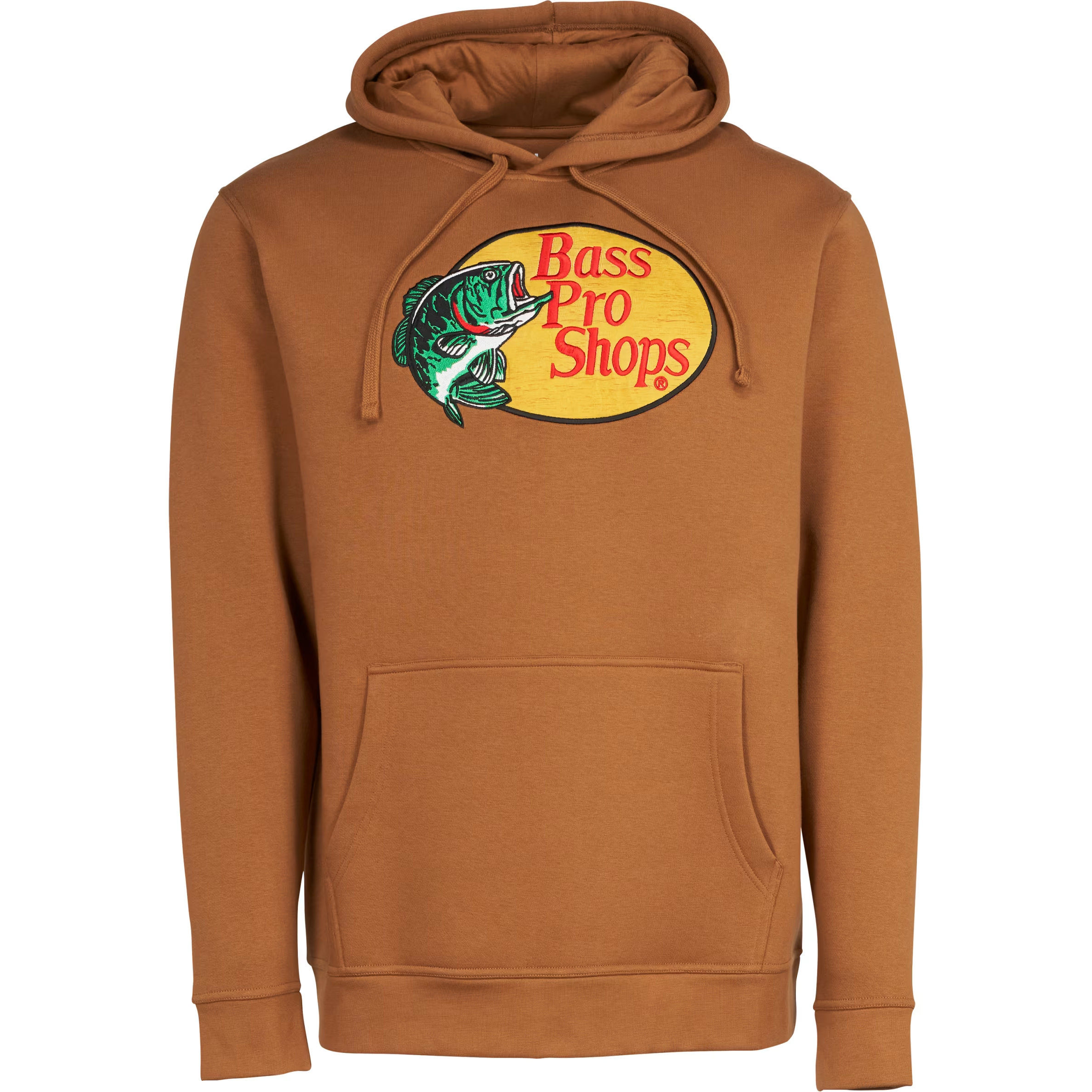 BASS PRO SHOPS Embroidered Woodcut Logo Long-Sleeve Hoodie for Men