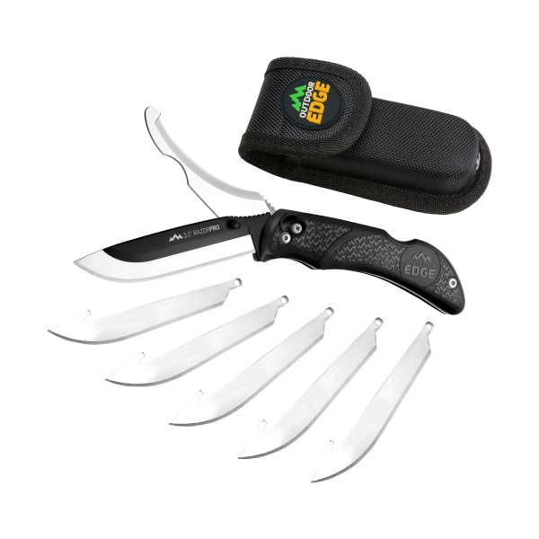 Outdoor Edge RazorPro Double-Blade Folding Knife - Black
