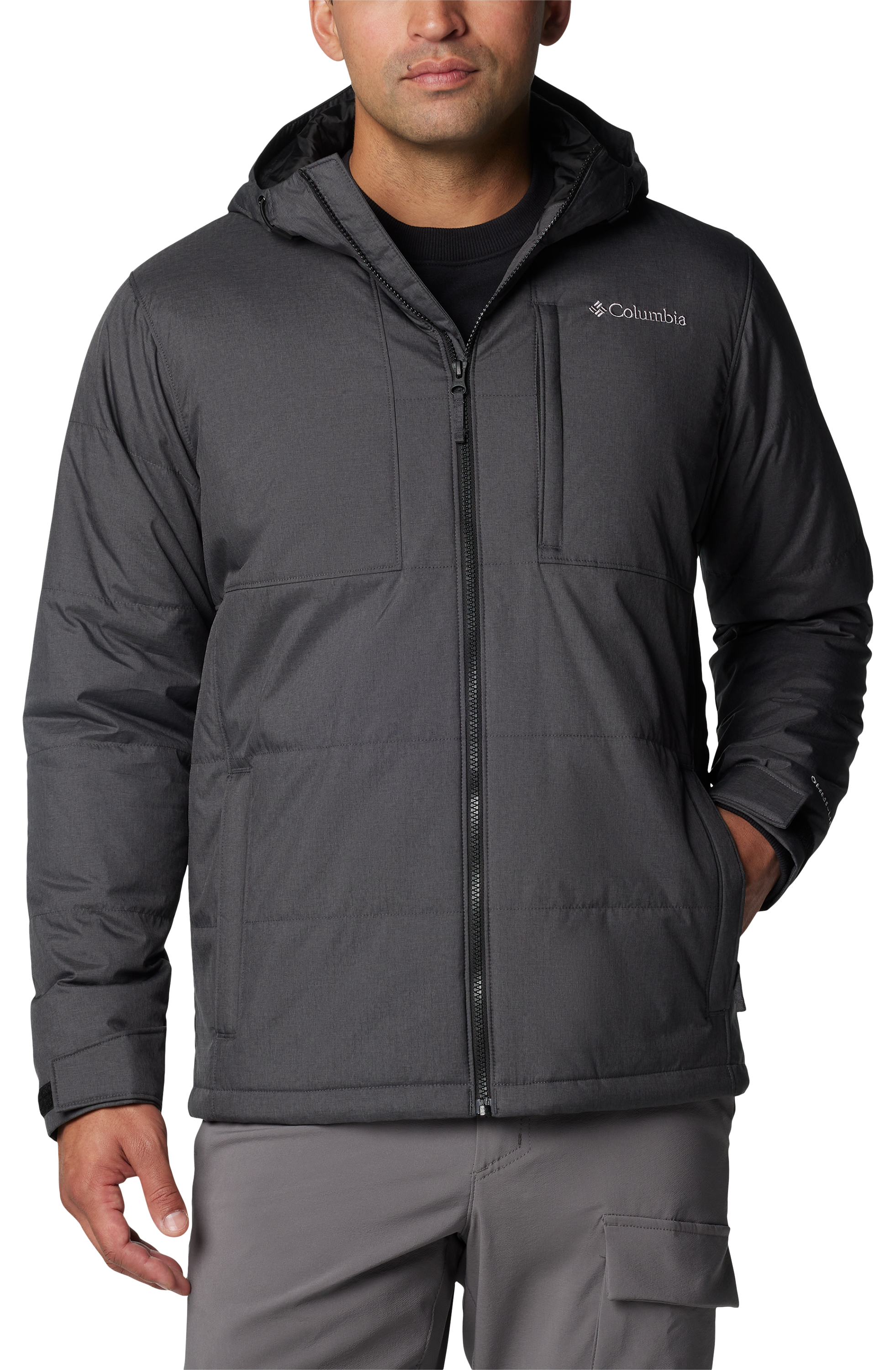 Image of Columbia Montague Falls III Insulated Jacket for Men - Black - S