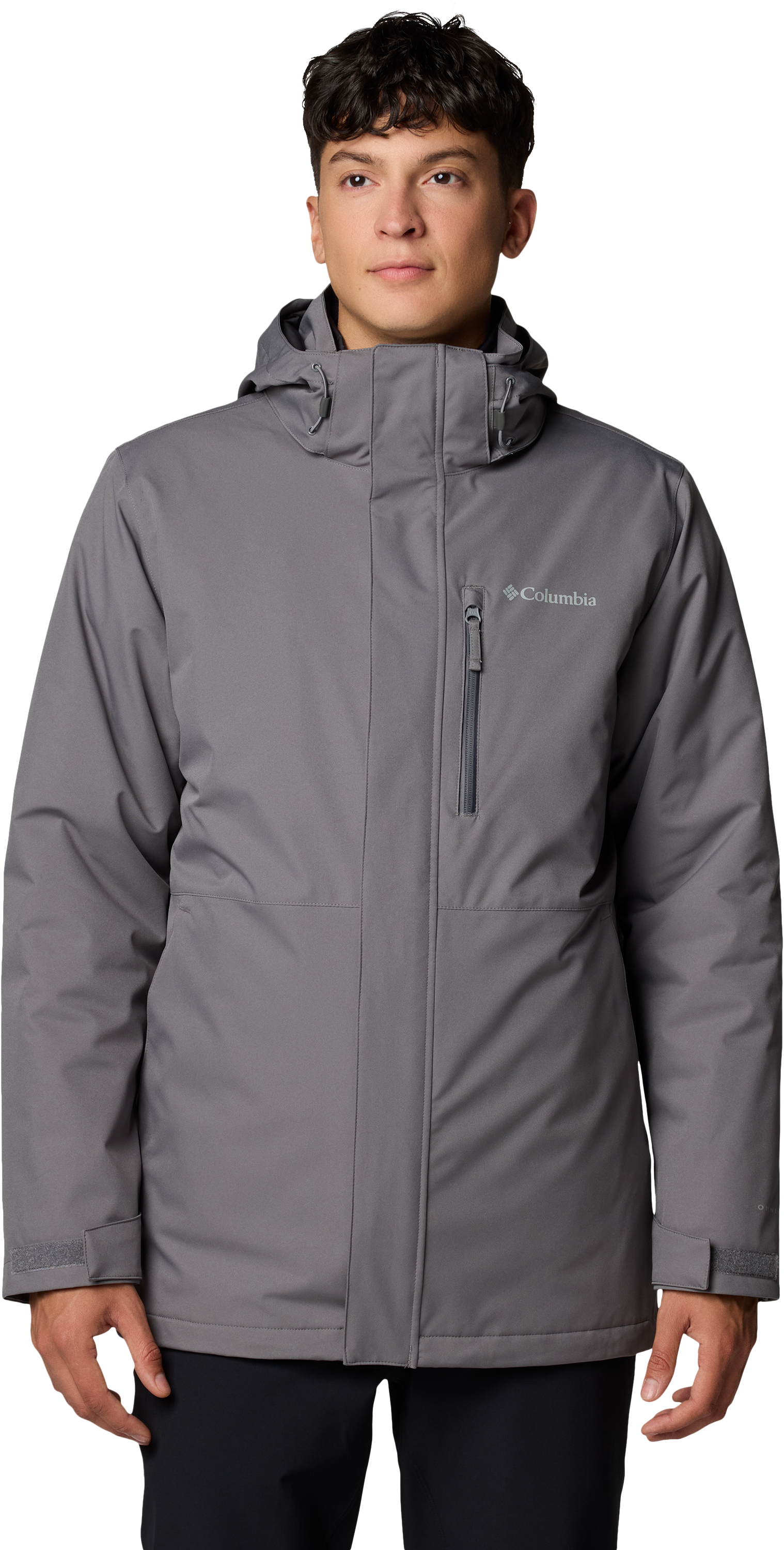 Image of Columbia Abiqua Falls Interchange Jacket for Men - City Grey - XL