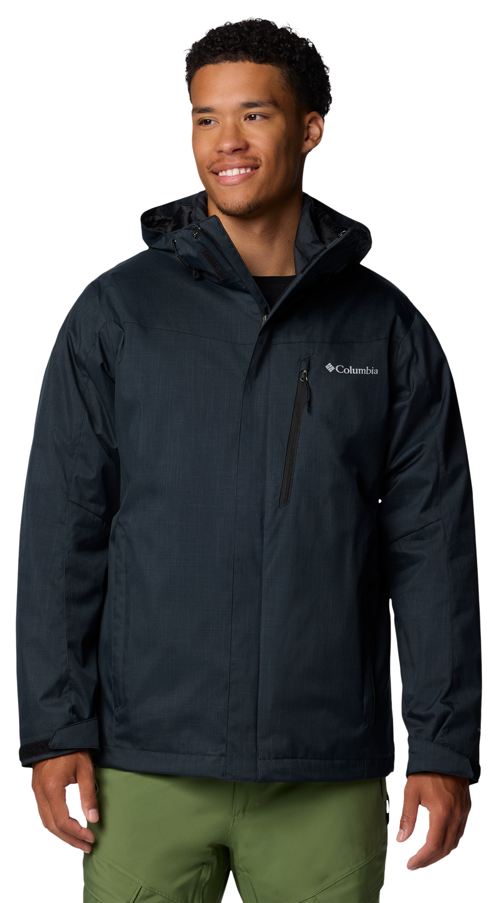 Image of Columbia Whirlibird V Interchangeable Jacket for Men - Black Melange - S