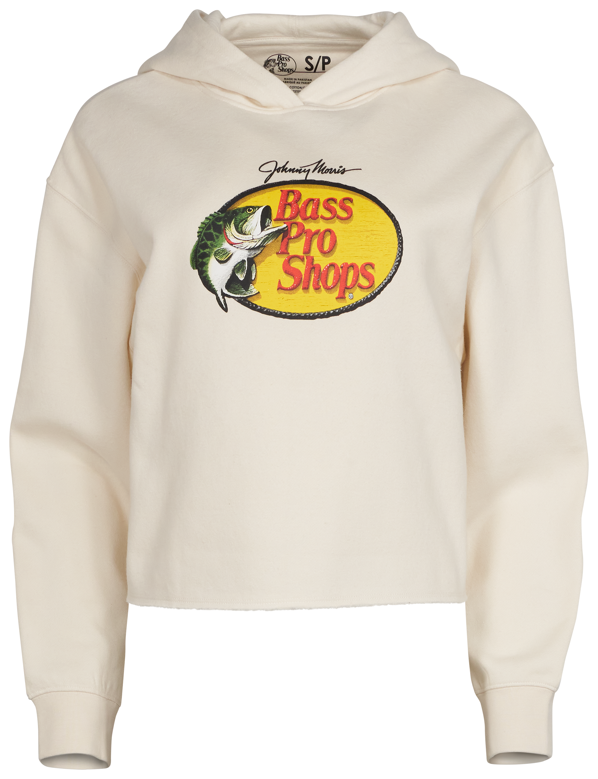 Bass Pro Shops Logo Cropped Long-Sleeve Hoodie for Ladies