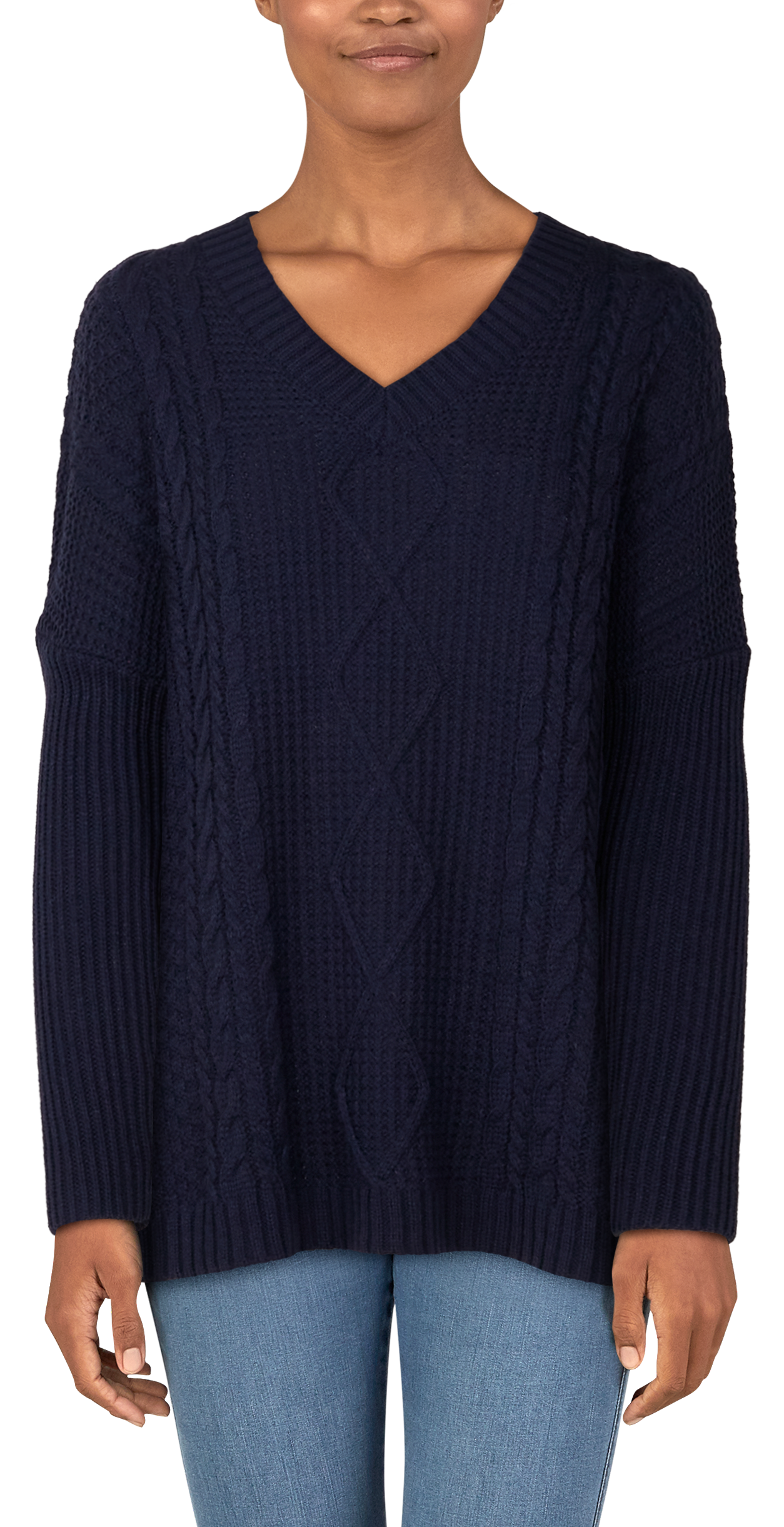 Natural Reflections Cabinside Cable Sweater