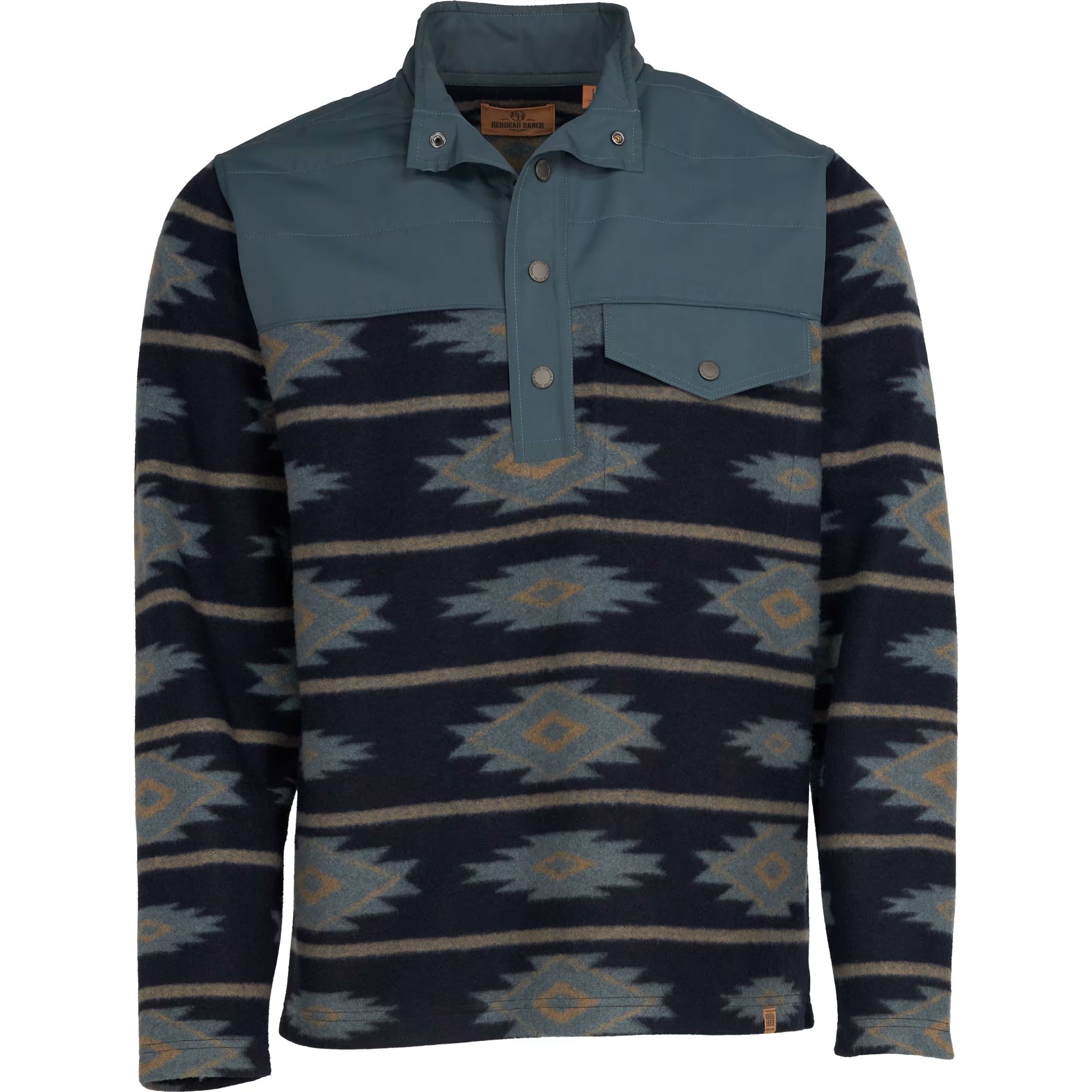 REDHEAD Ranch Killdeer Fleece Mock-Neck Pullover for Men