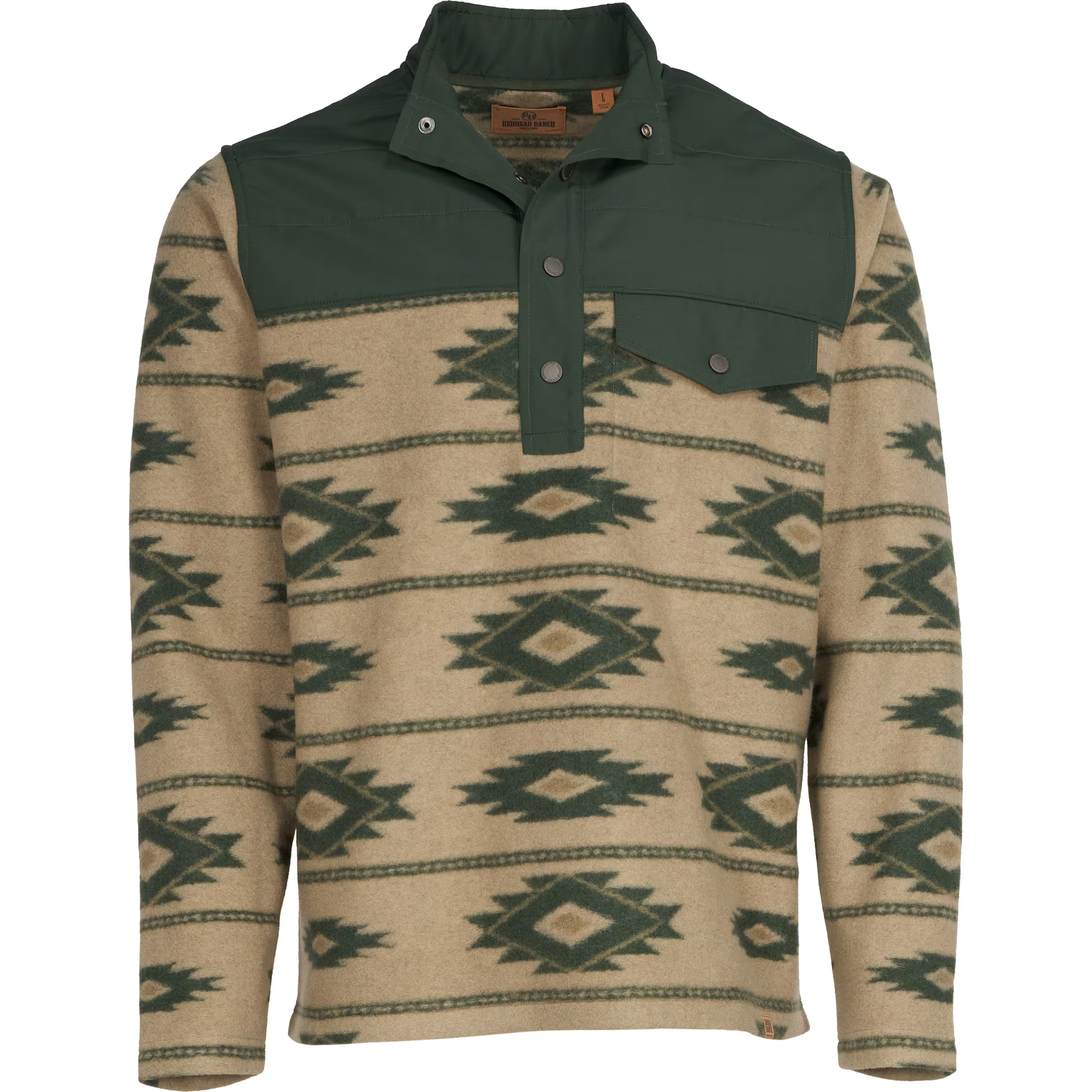 REDHEAD Ranch Killdeer Fleece Mock-Neck Pullover for Men