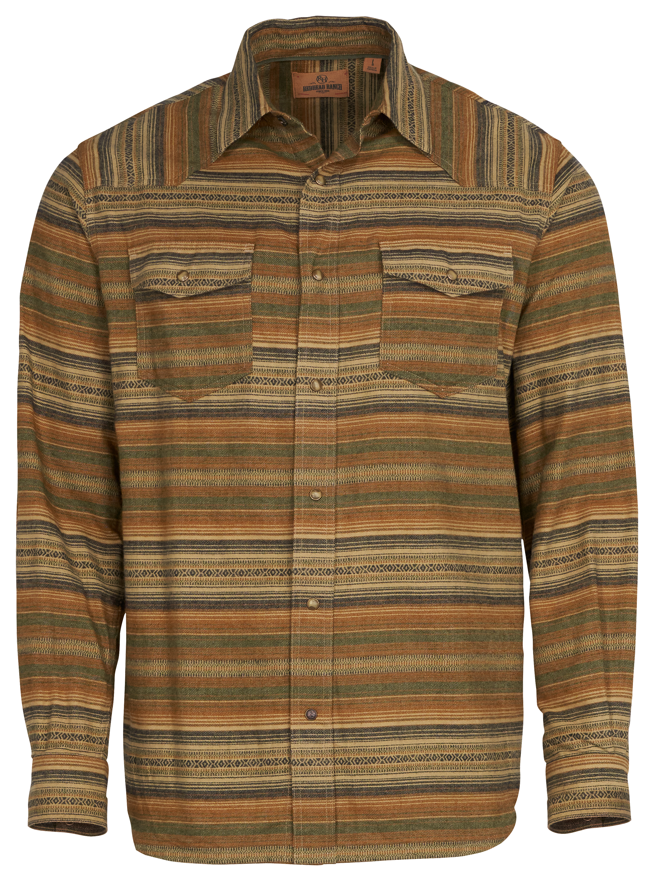 RedHead Ranch Hawkins Creek Jacquard Long-Sleeve Flannel Shirt for Men                                                          