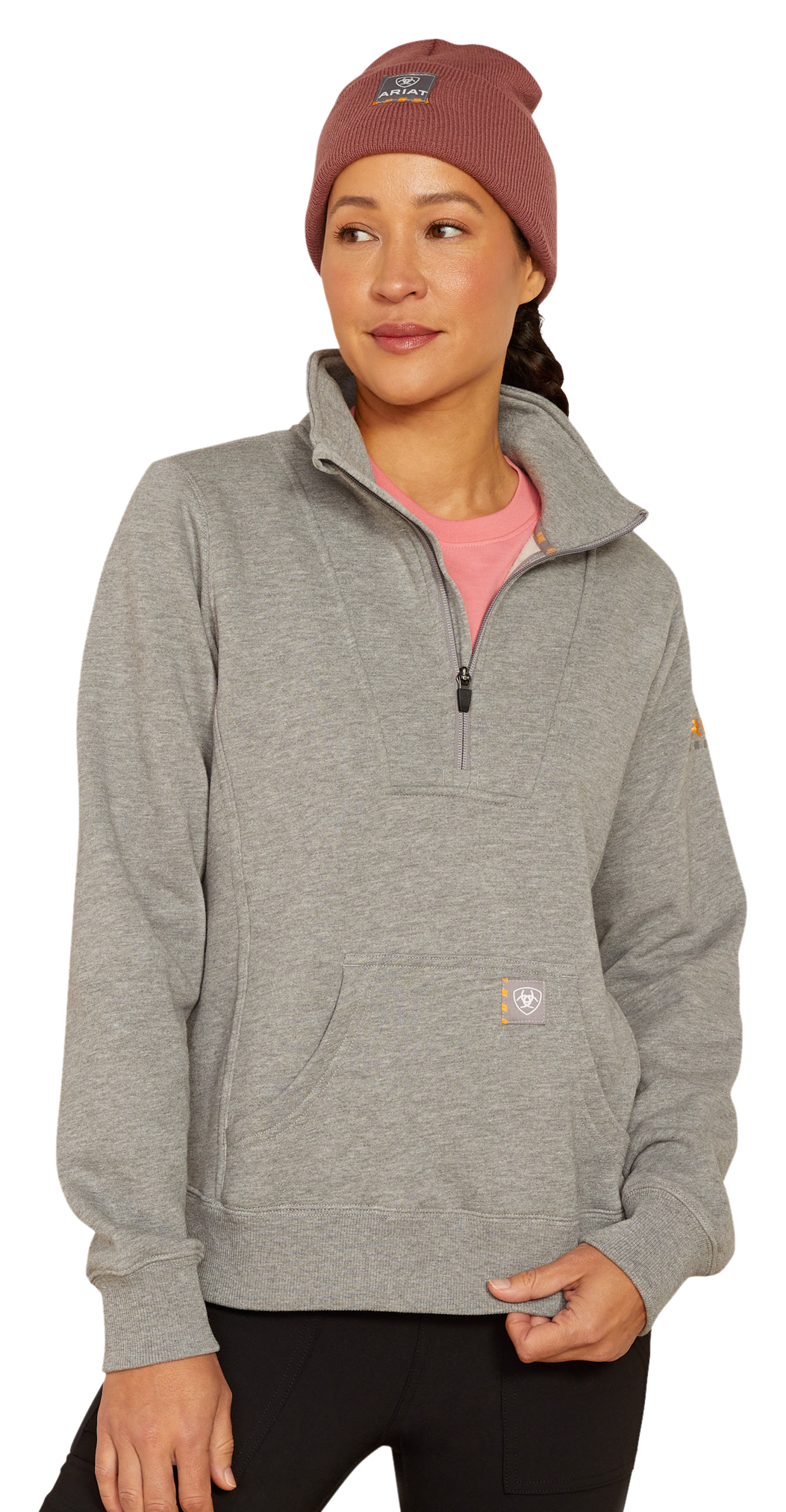 ARIAT Rebar Funnel Neck Sweatshirt for Ladies