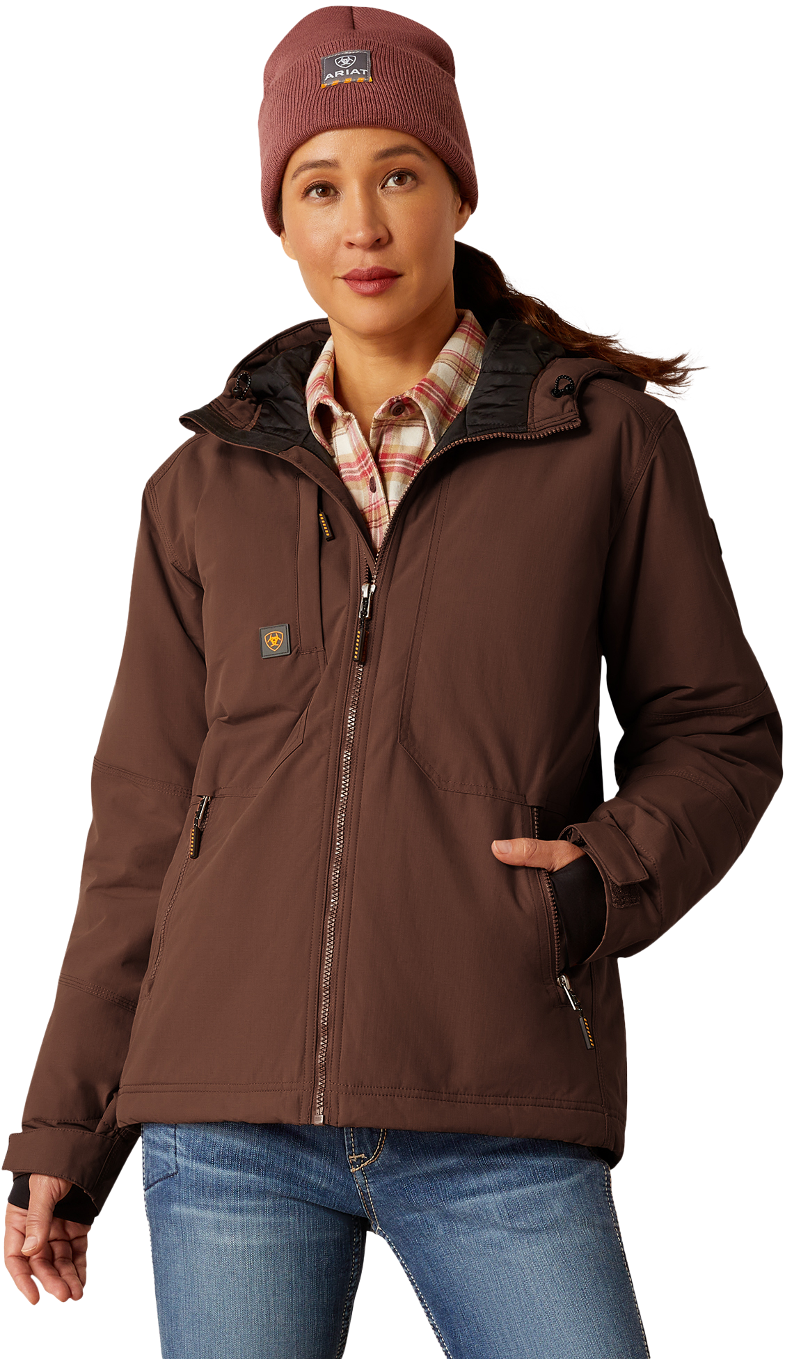 Image of Ariat Rebar CORDURA Ripstop Insulated Jacket for Ladies - Aztec - S