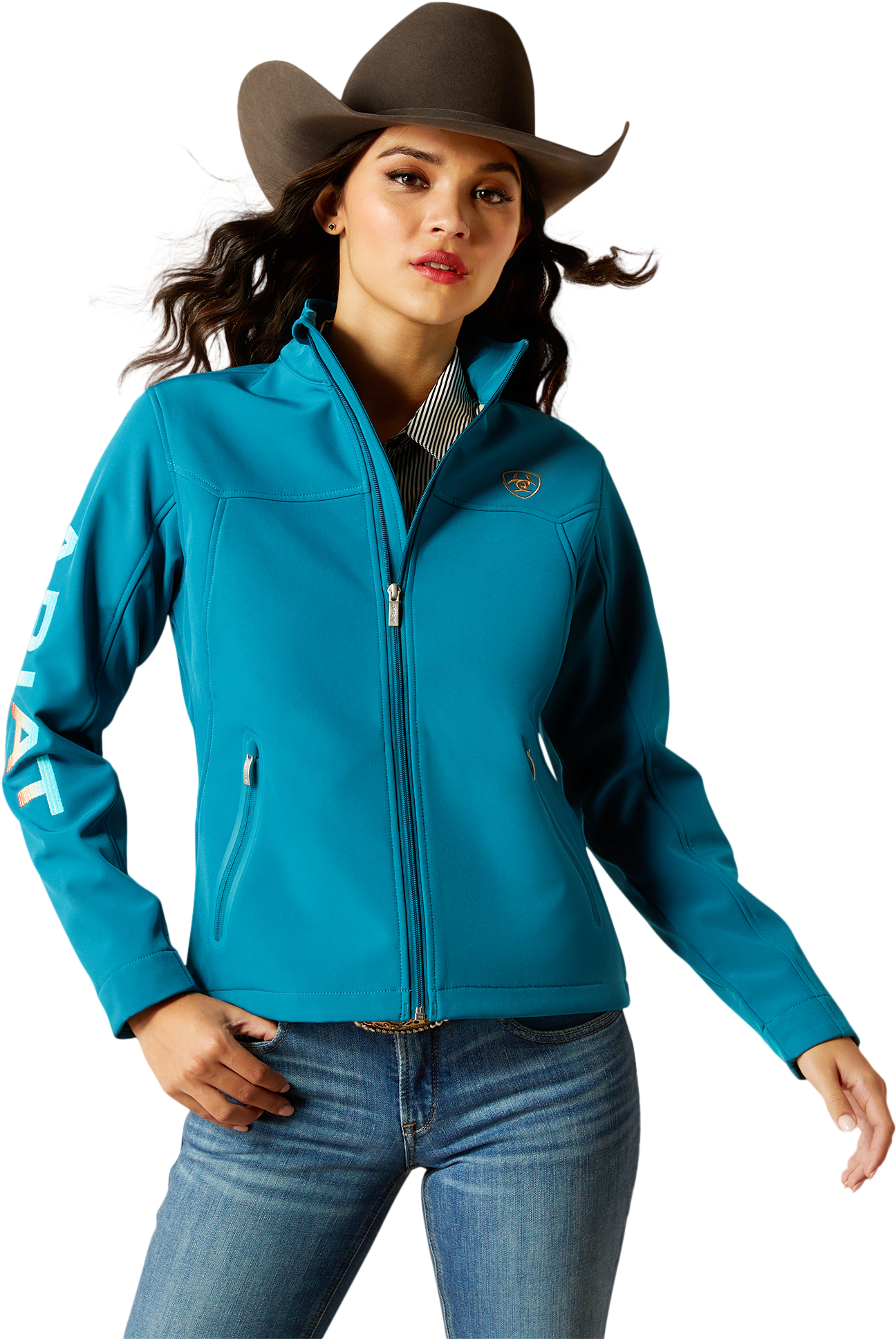 Image of Ariat New Team Softshell Jacket for Ladies