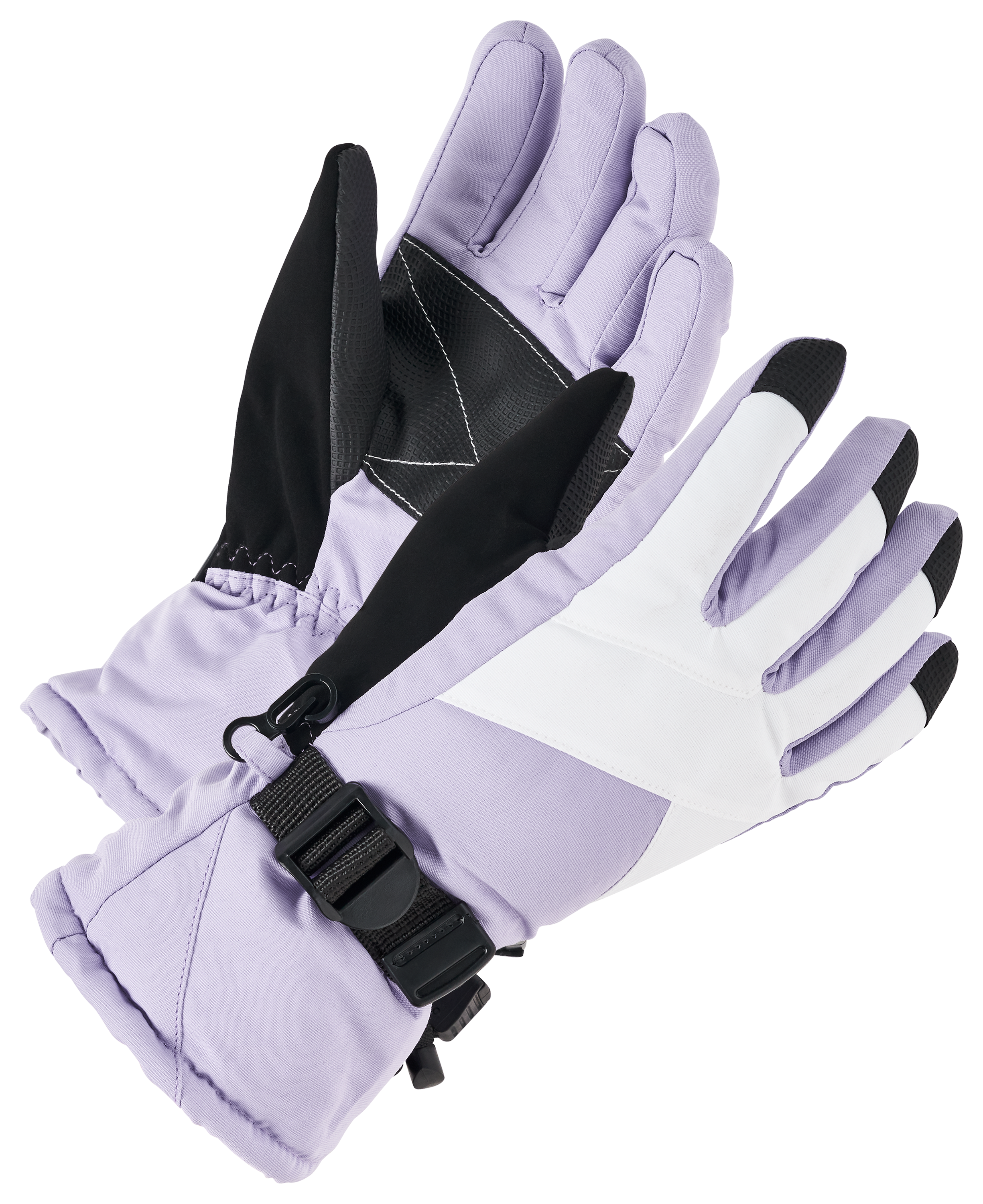 Image of Grand Sierra Insulated Ski Gloves for Kids - Lilac - 4-6X