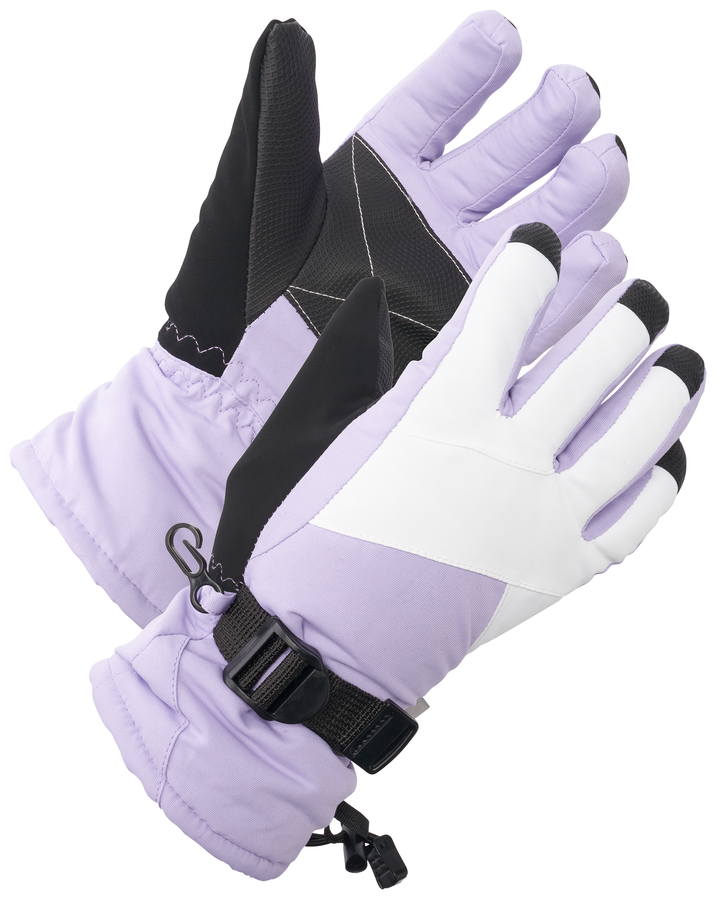 Image of Grand Sierra Insulated Ski Gloves for Kids - Lilac - 7-16