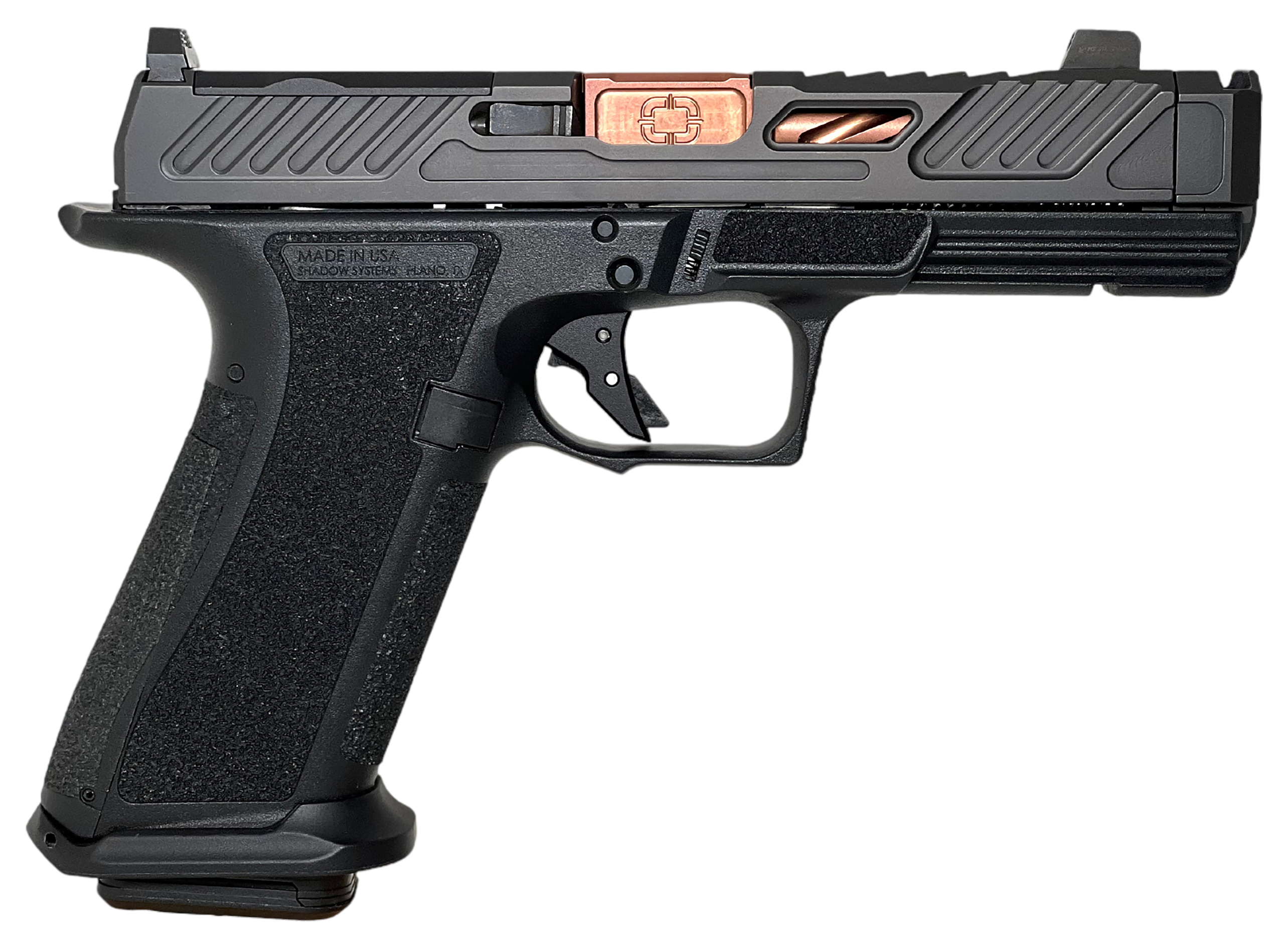 Shadow Systems XR920P Elite FullSize SemiAuto Pistol with Compensator  Bronze  10 Round Capacity