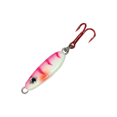 Image of Northland Forage Minnow Spoon - 1/8 oz. - Pink Tiger UV