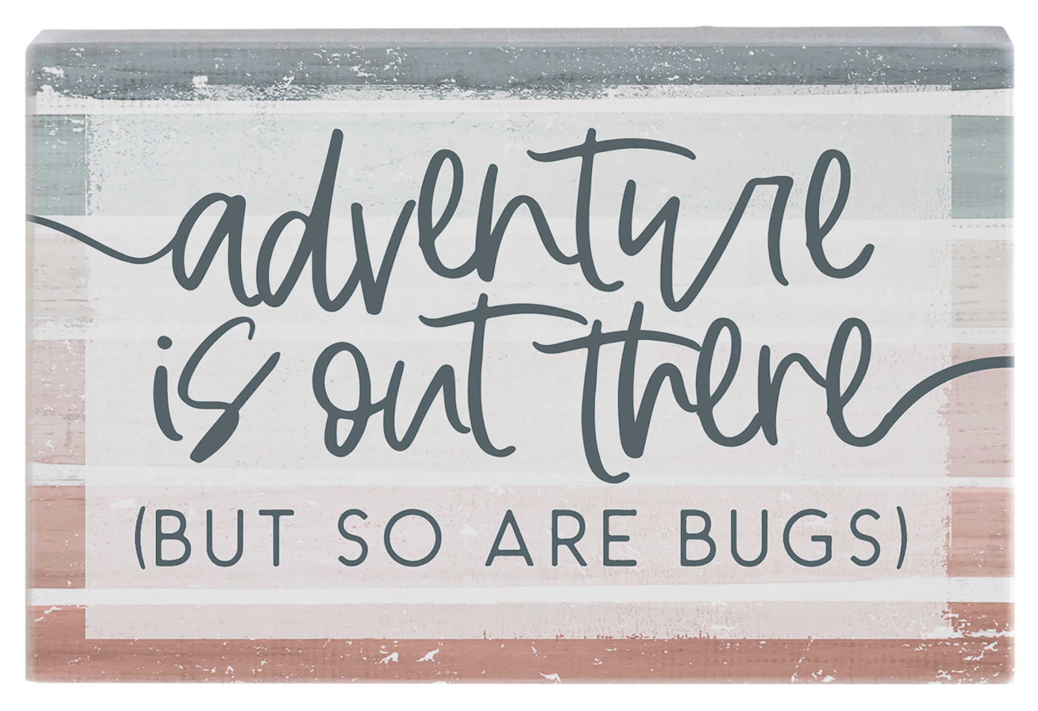 Sincere Surroundings Adventure So Are Bugs Wooden Sign                                                                          