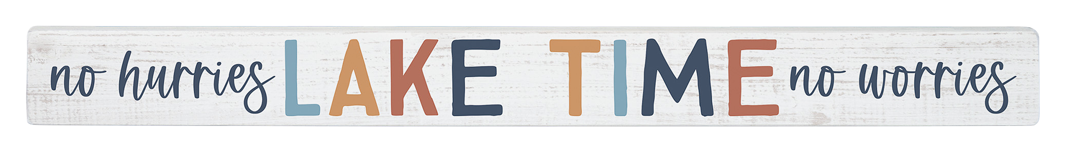 Image of Sincere Surroundings Lake Time Wooden Sign