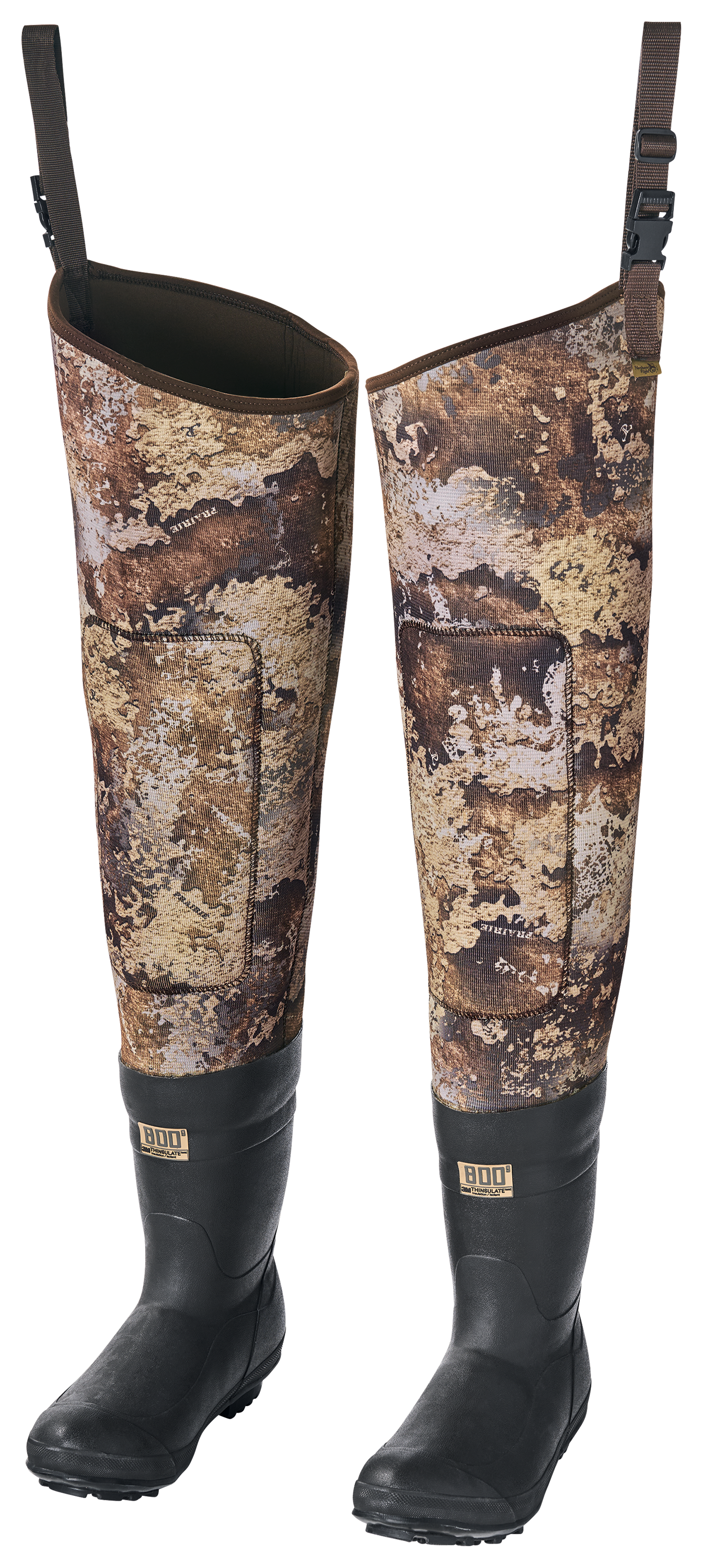 Image of Northern Flight 5mm Armor-Flex Hip Waders for Men - TrueTimber Prairie - 8/Regular