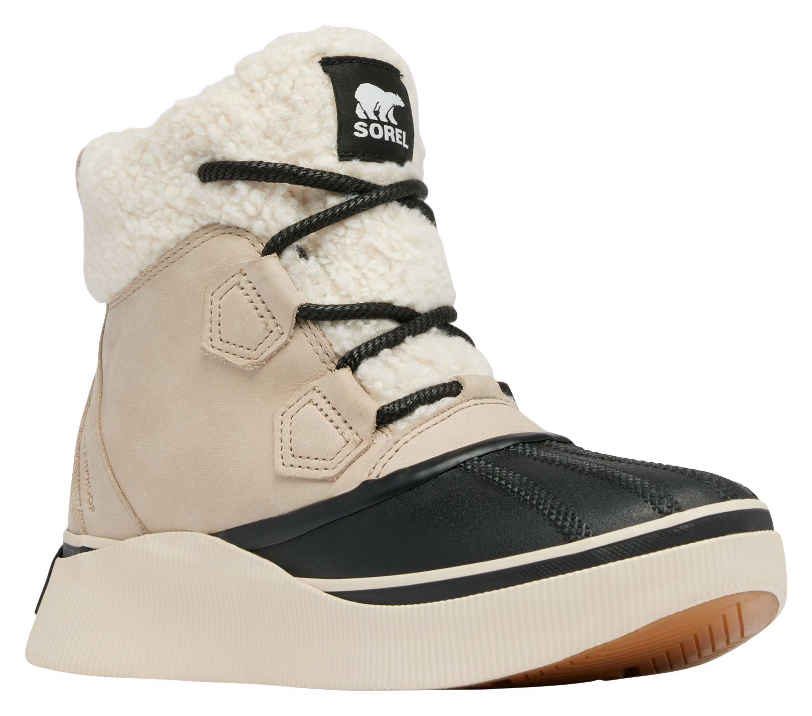 Image of Sorel Out N About IV Chillz Insulated Waterproof Winter Boots for Ladies - Taupe/Black - 7M
