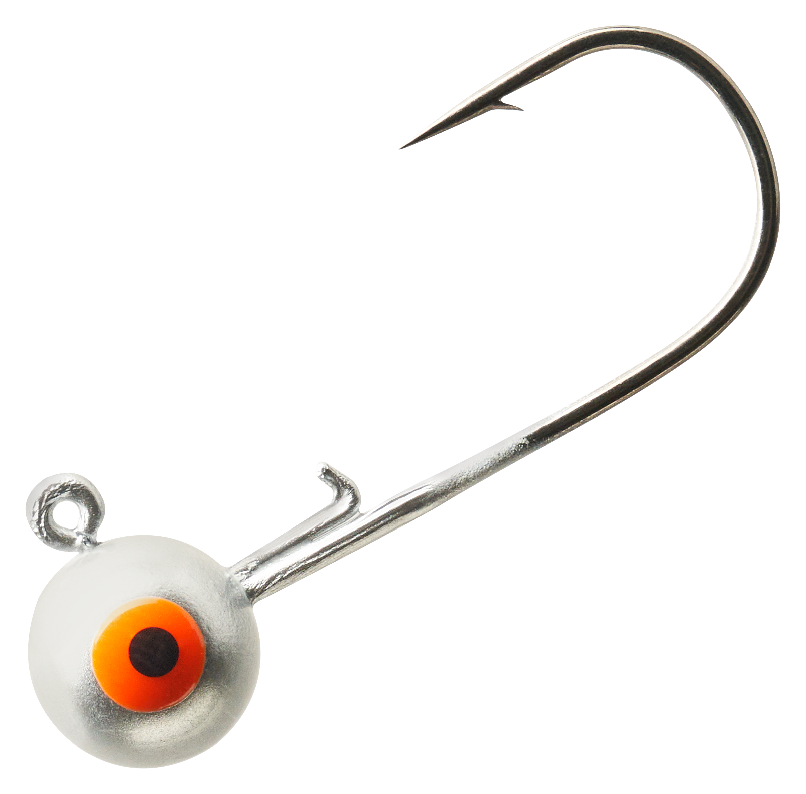 Image of Bass Pro Shops Crappie Maxx Pro Round Jighead - Silver - 1/32 oz.