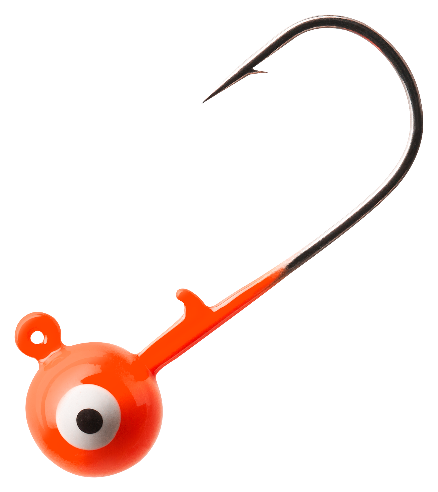 Image of Bass Pro Shops Crappie Maxx Pro Round Jighead - Fluorescent Orange - 1/16 oz.