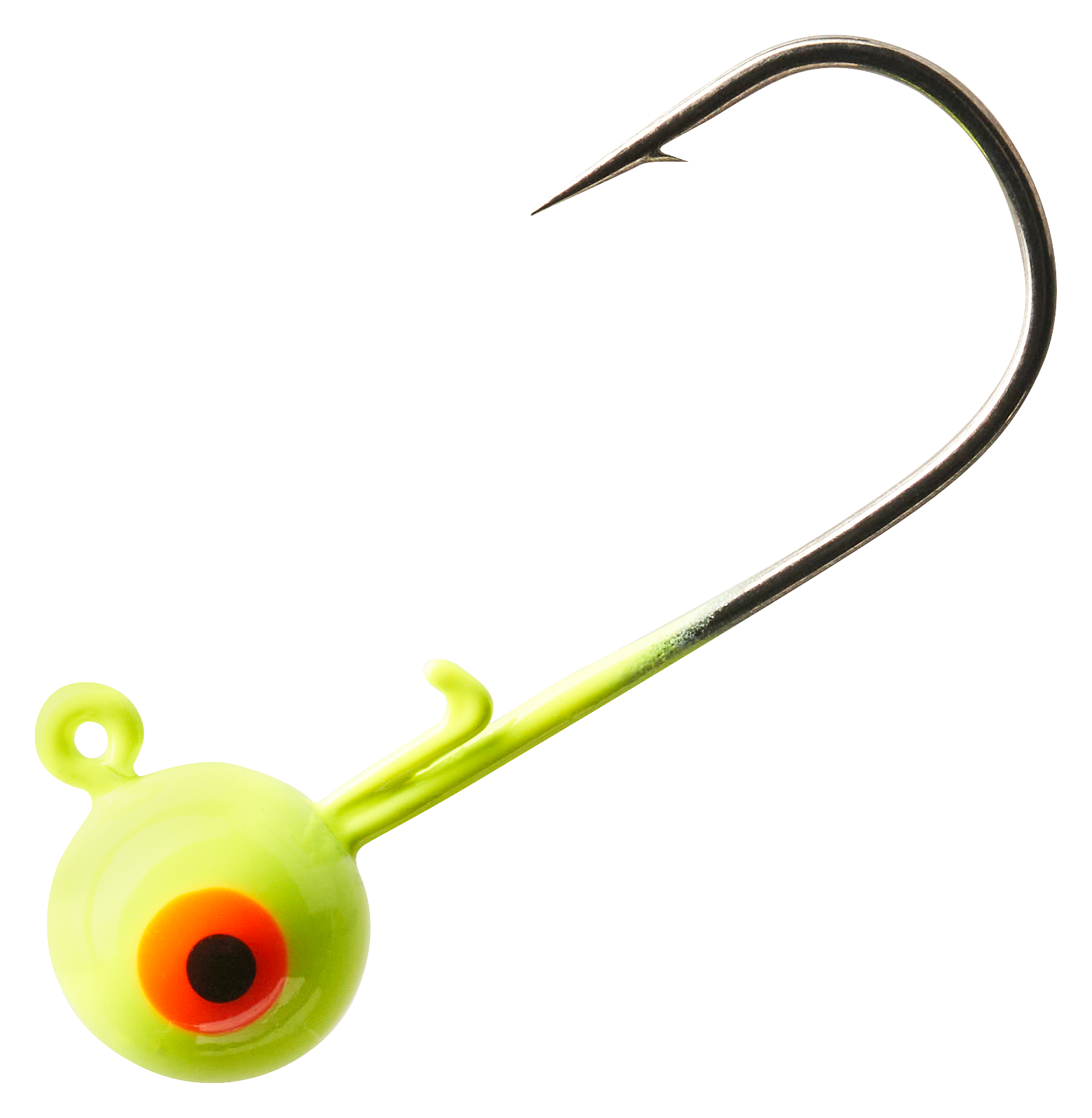Image of Bass Pro Shops Crappie Maxx Pro Round Jighead - Chartreuse - 1/8 oz.