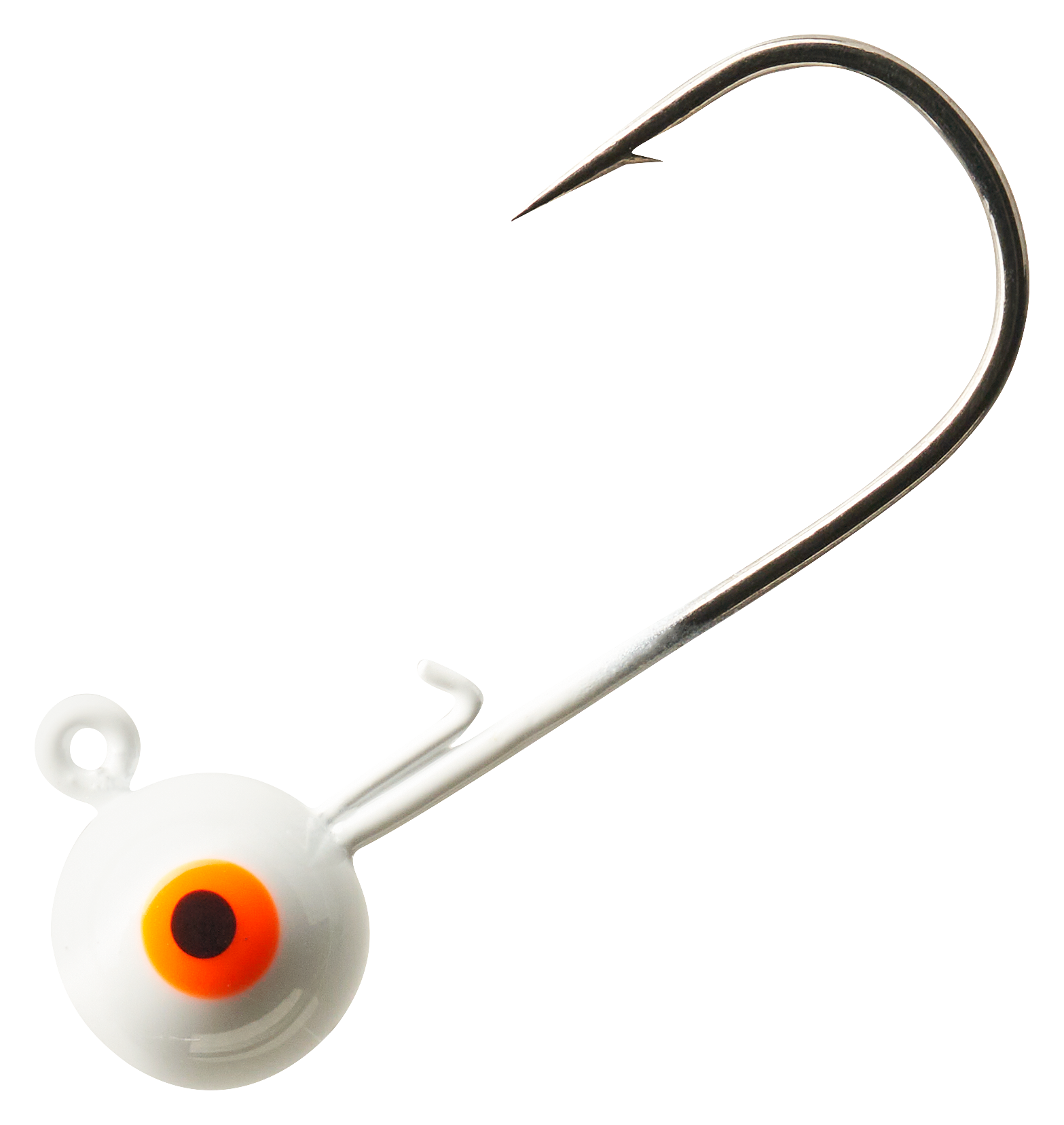 Image of Bass Pro Shops Crappie Maxx Pro Round Jighead - White - 1/8 oz.