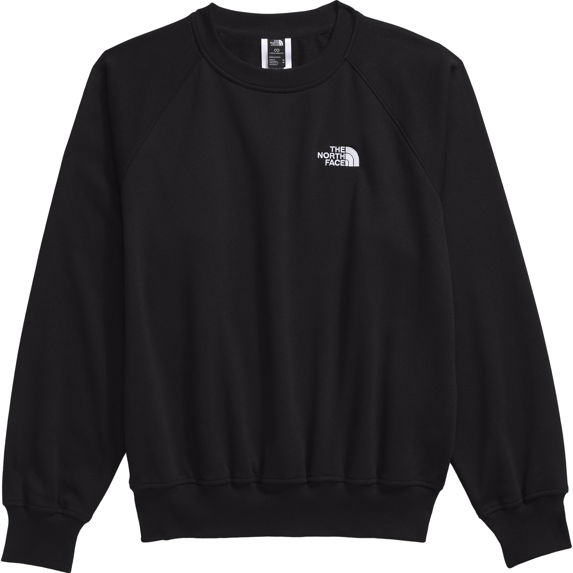Image of The North Face Evolution Vintage Crew-Neck Long-Sleeve Sweatshirt for Men - TNF Black