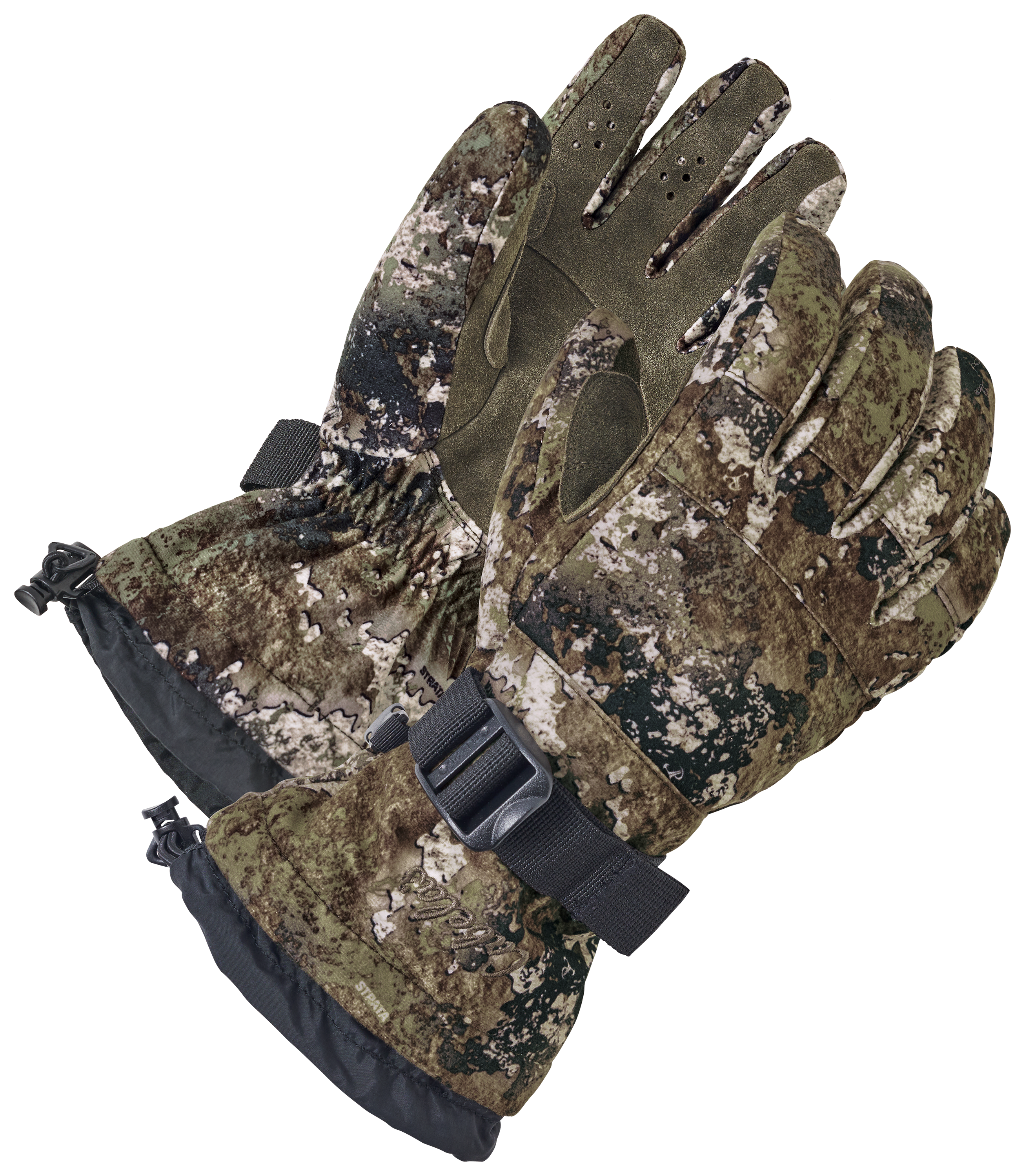 Image of Cabela's Extreme BONE-DRY Shooting Gloves for Men - TrueTimber Strata - M