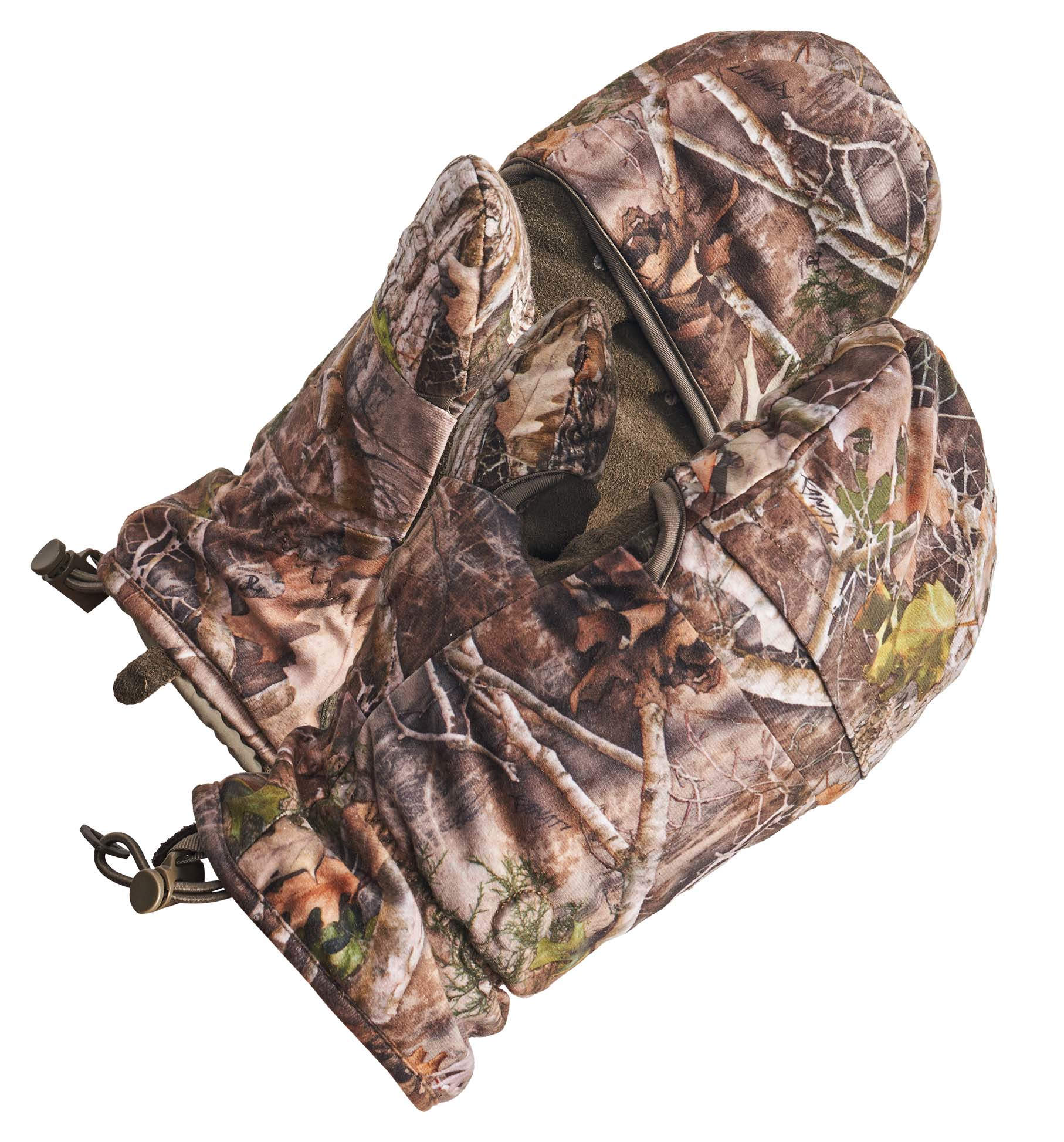 Image of Cabela's WINDSHEAR BONE-DRY Extreme Glomitt Flip-Top Mittens for Men - TrueTimber Kanati - L