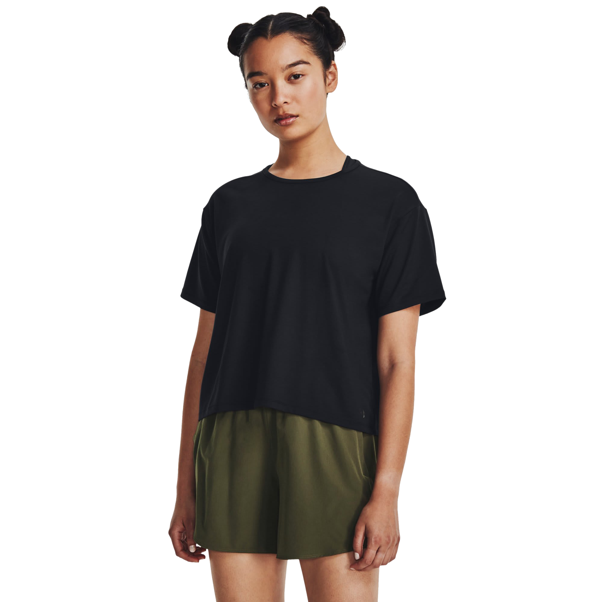 Image of Under Armour Motion Short-Sleeve T-Shirt - Black/Jet Gray - M