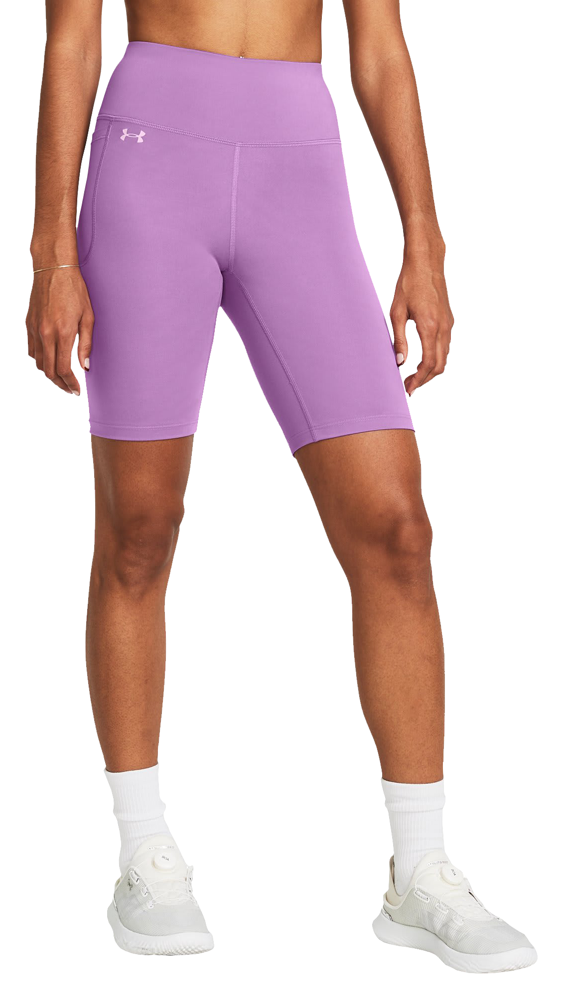 Image of Under Armour Motion Bike Shorts for Ladies - Provence Purple/Purple Ace - S