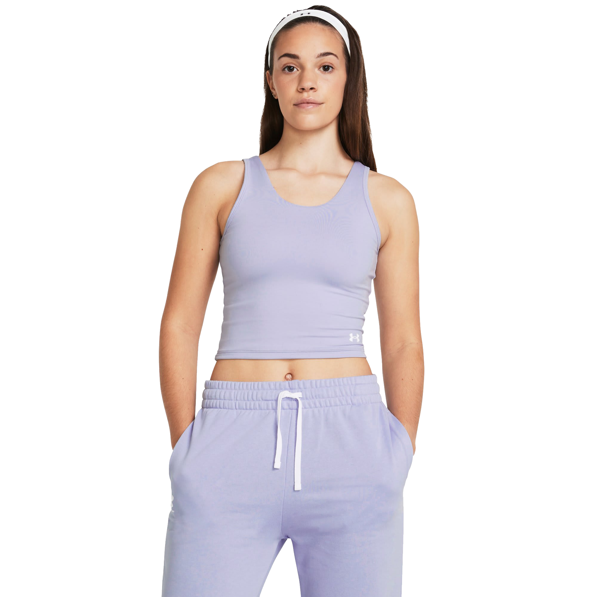 Under Armour Motion Tank Top for Ladies - Celeste/White
