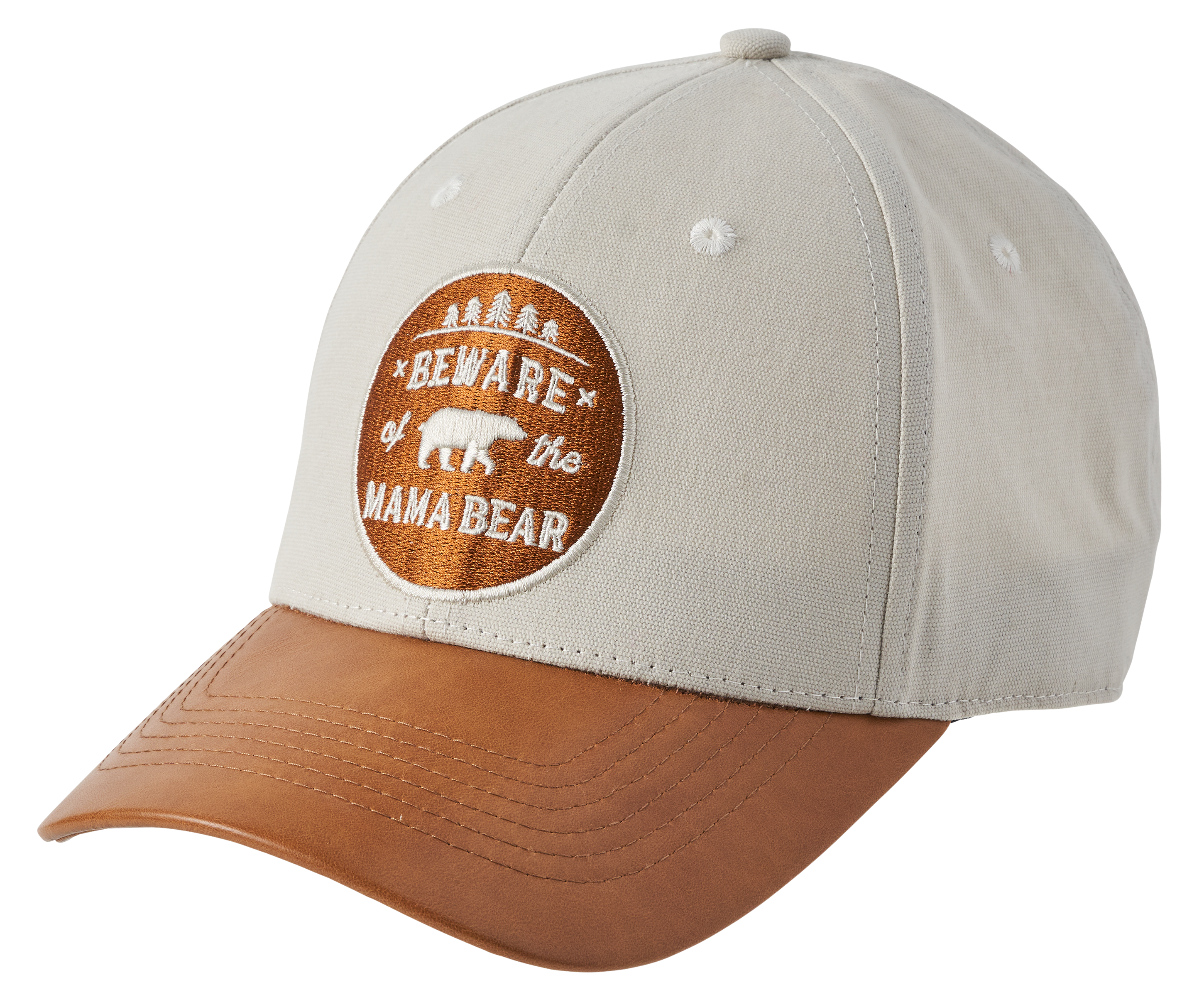 Image of Natural Reflections Beware of Mama Bear Adjustable Cap for Ladies