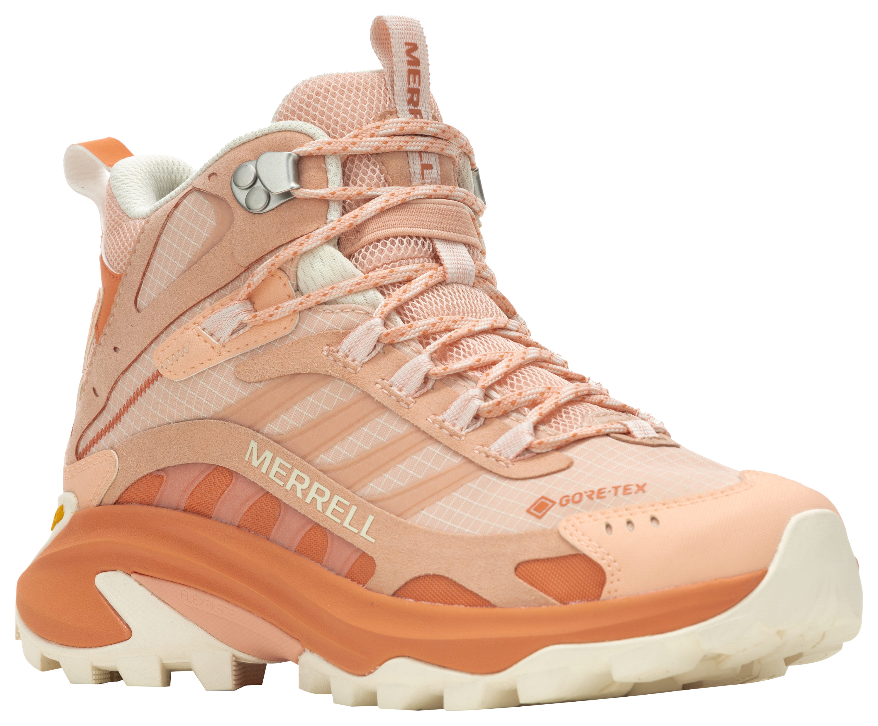 Image of Merrell Moab Speed 2 Mid GORE-TEX Hiking Boots for Ladies - Peach - 6M