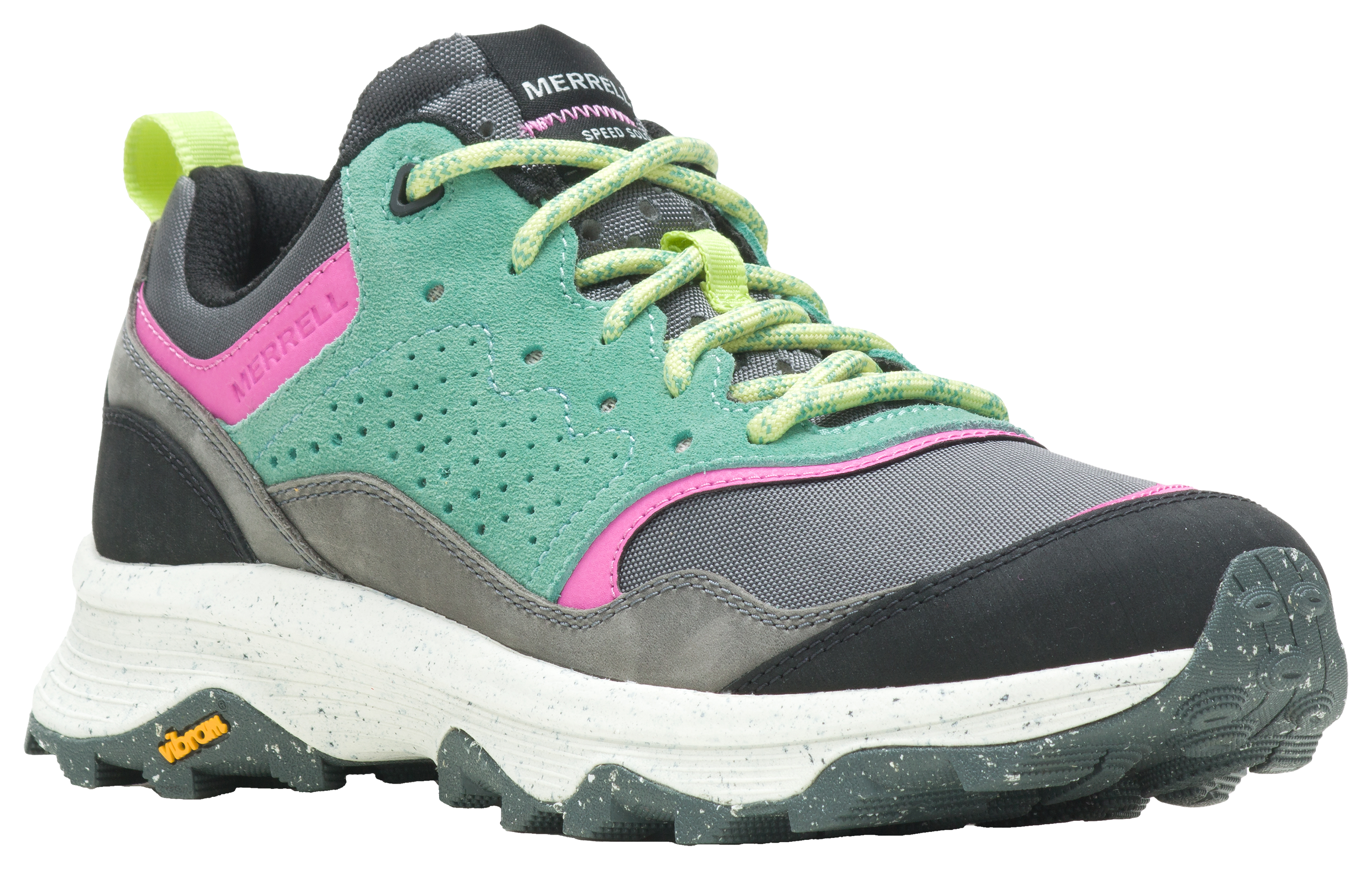 Image of Merrell Speed Solo Hiking Shoes for Ladies - Rock Multi - 8M