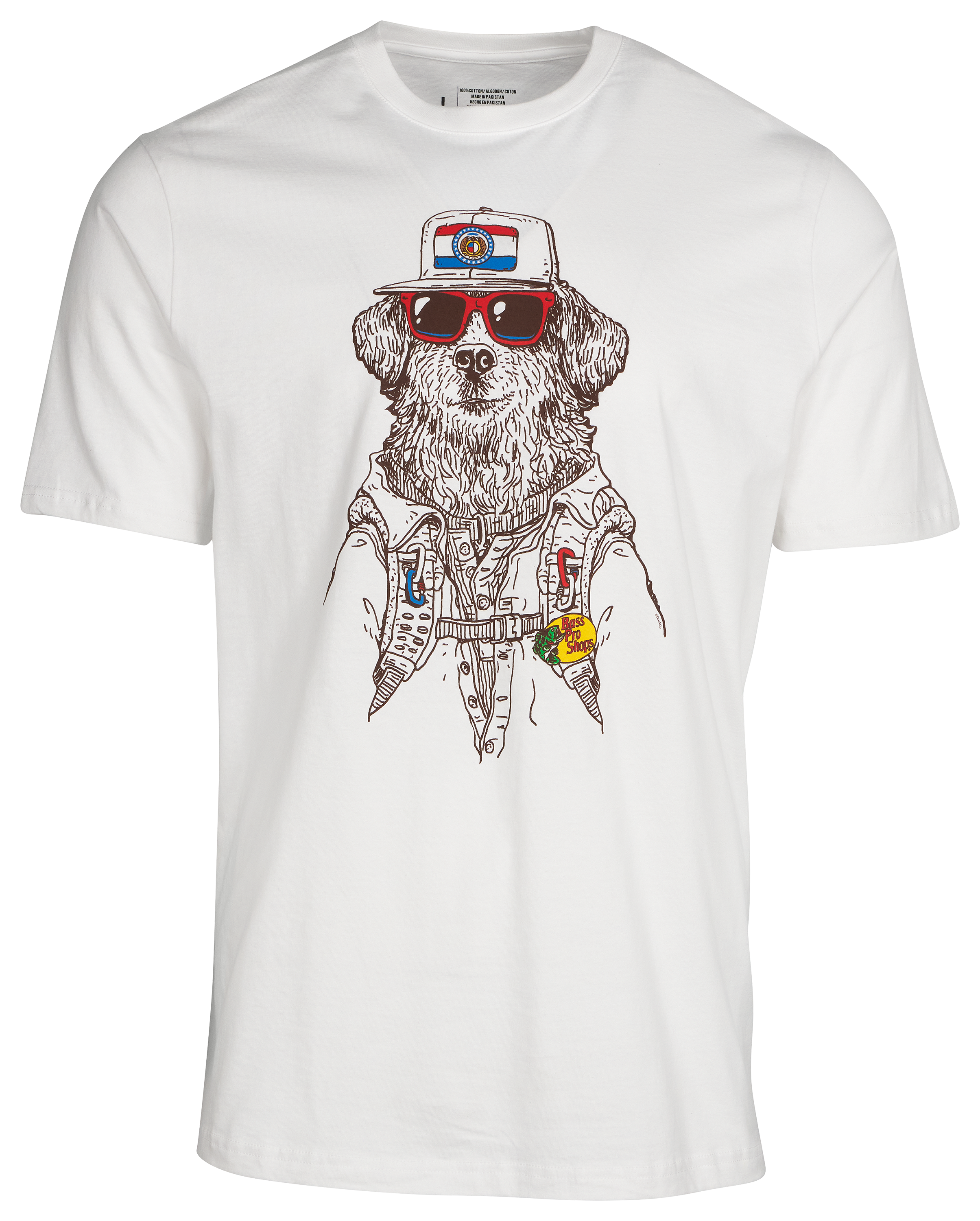 Image of Bass Pro Shops Bass Hound State Graphic Short-Sleeve T-Shirt for Men - Missouri