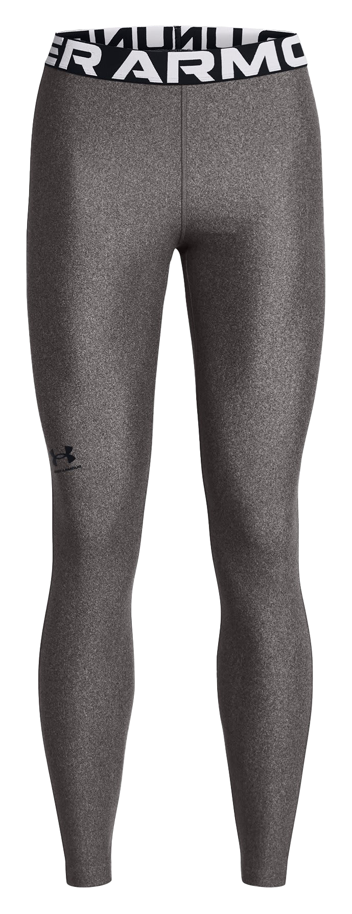 Image of Under Armour HeatGear Leggings for Ladies - Charcoal Light Heather/Black - XS