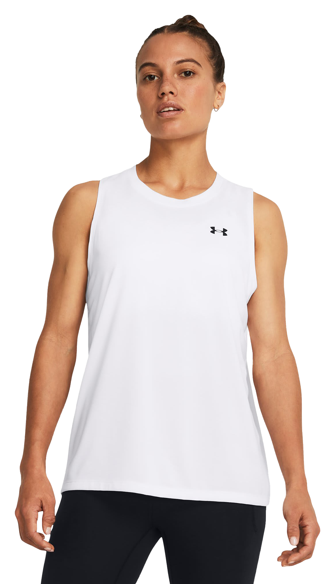Image of Under Armour Tech Tank Top for Ladies - White/Black - S