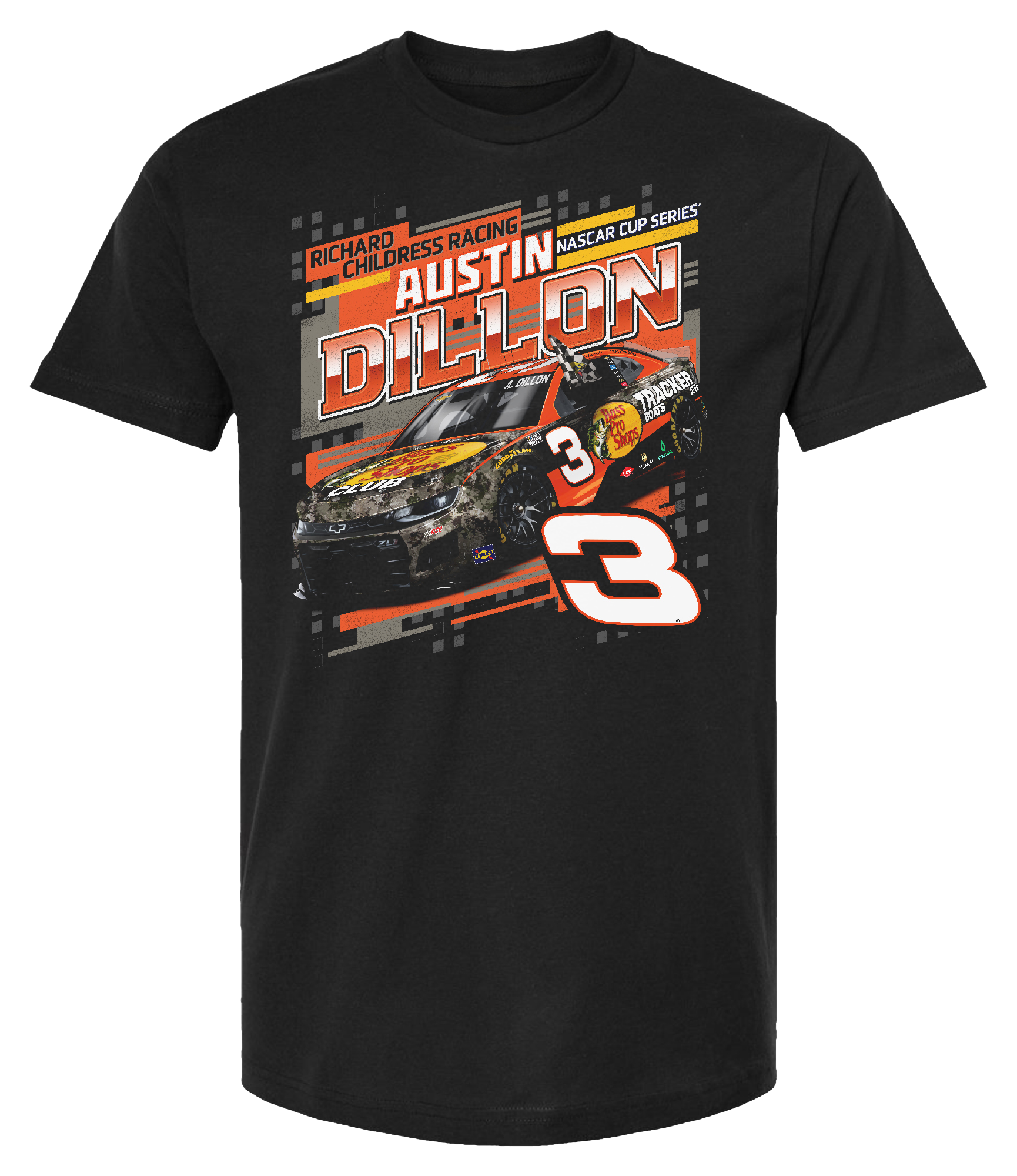 Image of NASCAR Austin Dillon NASCAR Cup Series Short-Sleeve T-Shirt for Men - Black - S