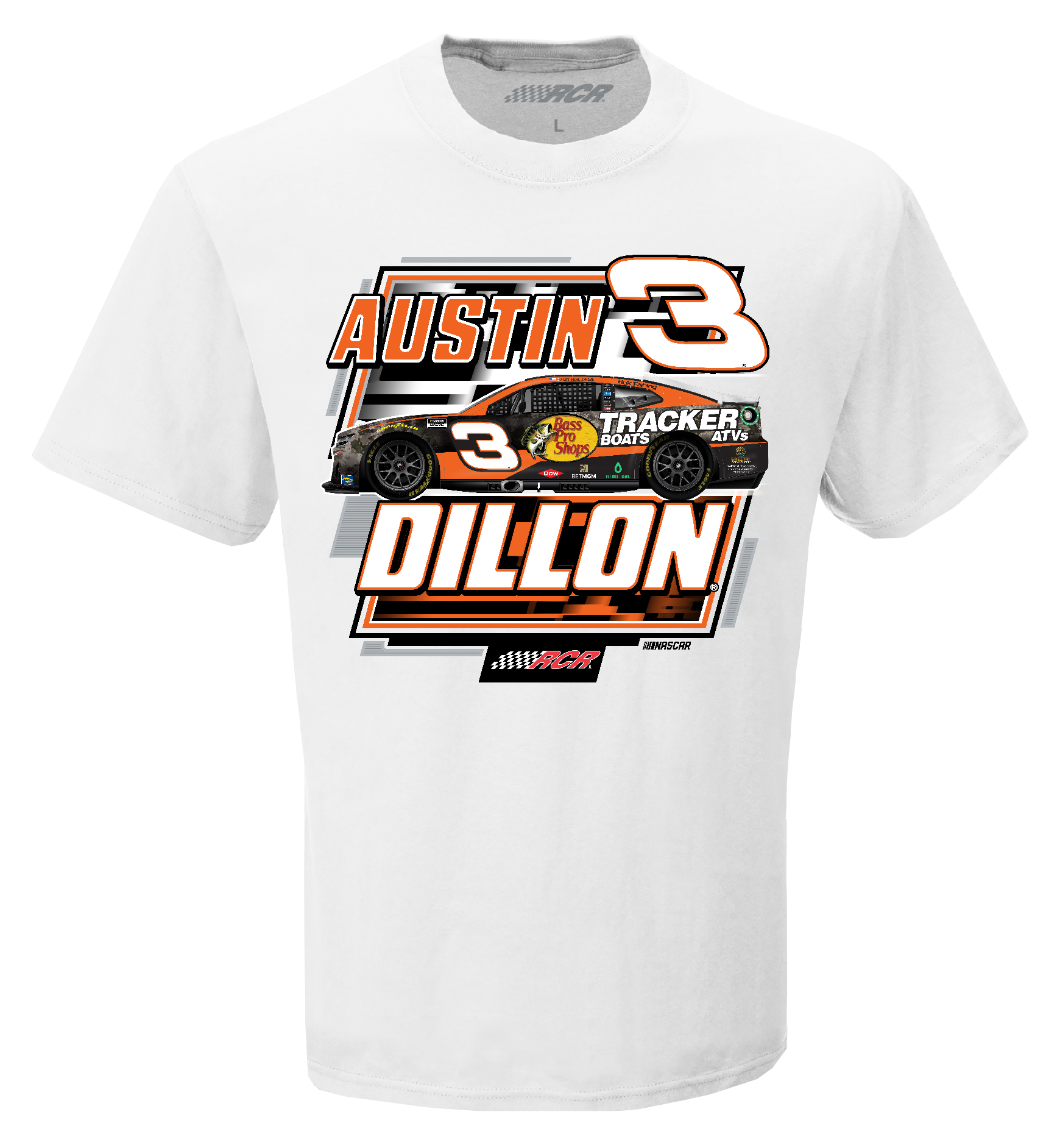Image of NASCAR Austin Dillon Rival Short-Sleeve T-Shirt for Men - Heather Grey