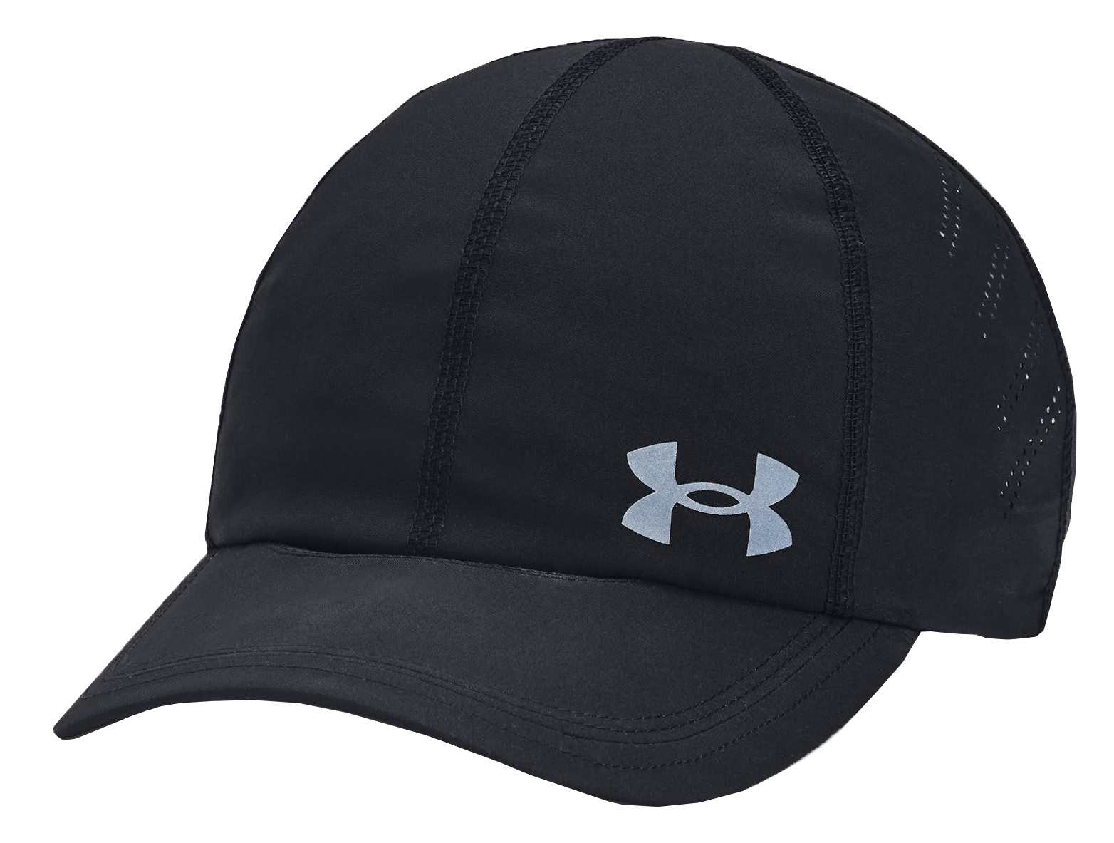 Image of Under Armour Launch Adjustable Cap for Ladies - Black/Black/Reflective