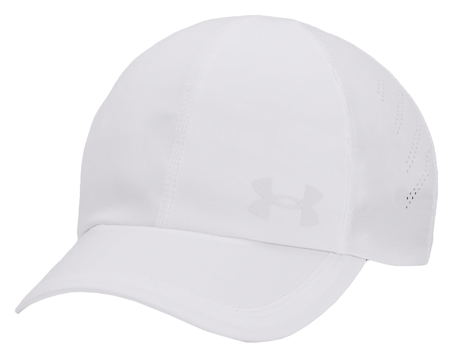 Image of Under Armour Launch Adjustable Cap for Ladies - White/White/Reflective