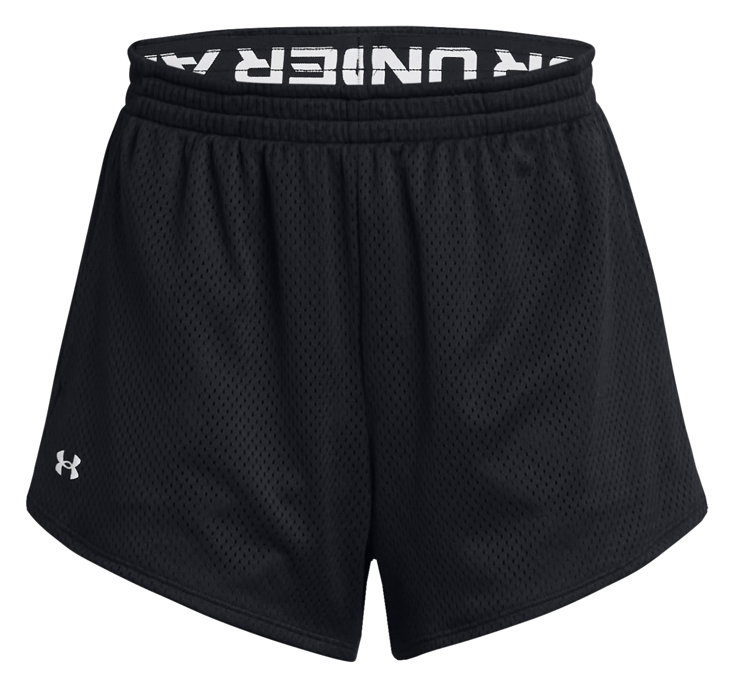 Under Armour Tech Mesh 3'' Shorts for Ladies - Black/White - M