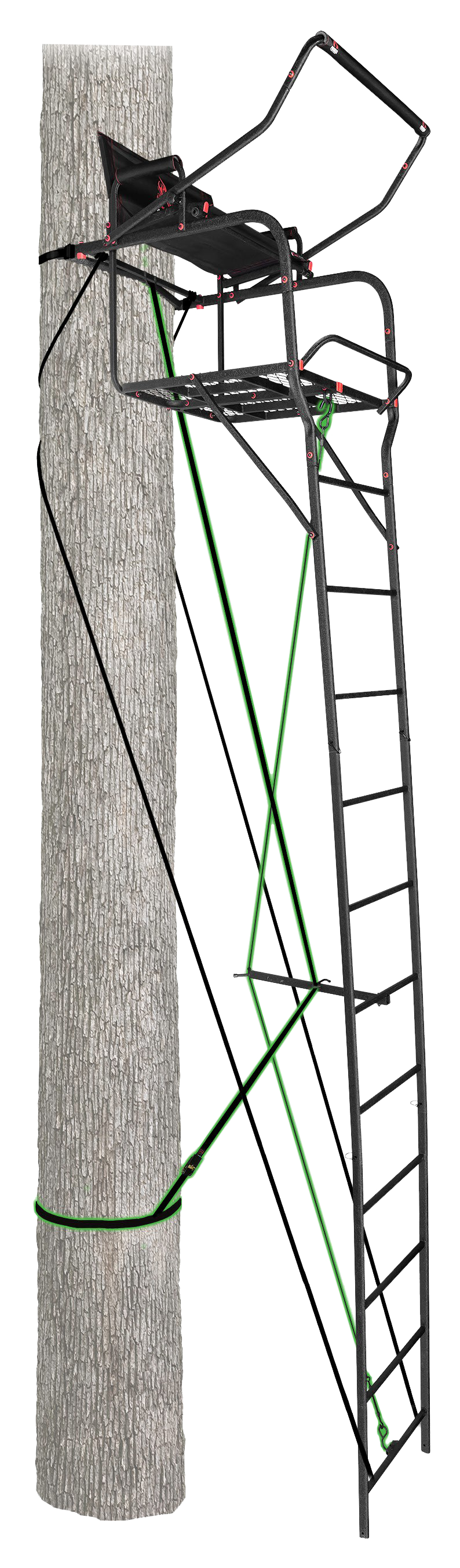 Image of Primal Outdoors Single Vantage Extra-Wide Deluxe Ladder Stand