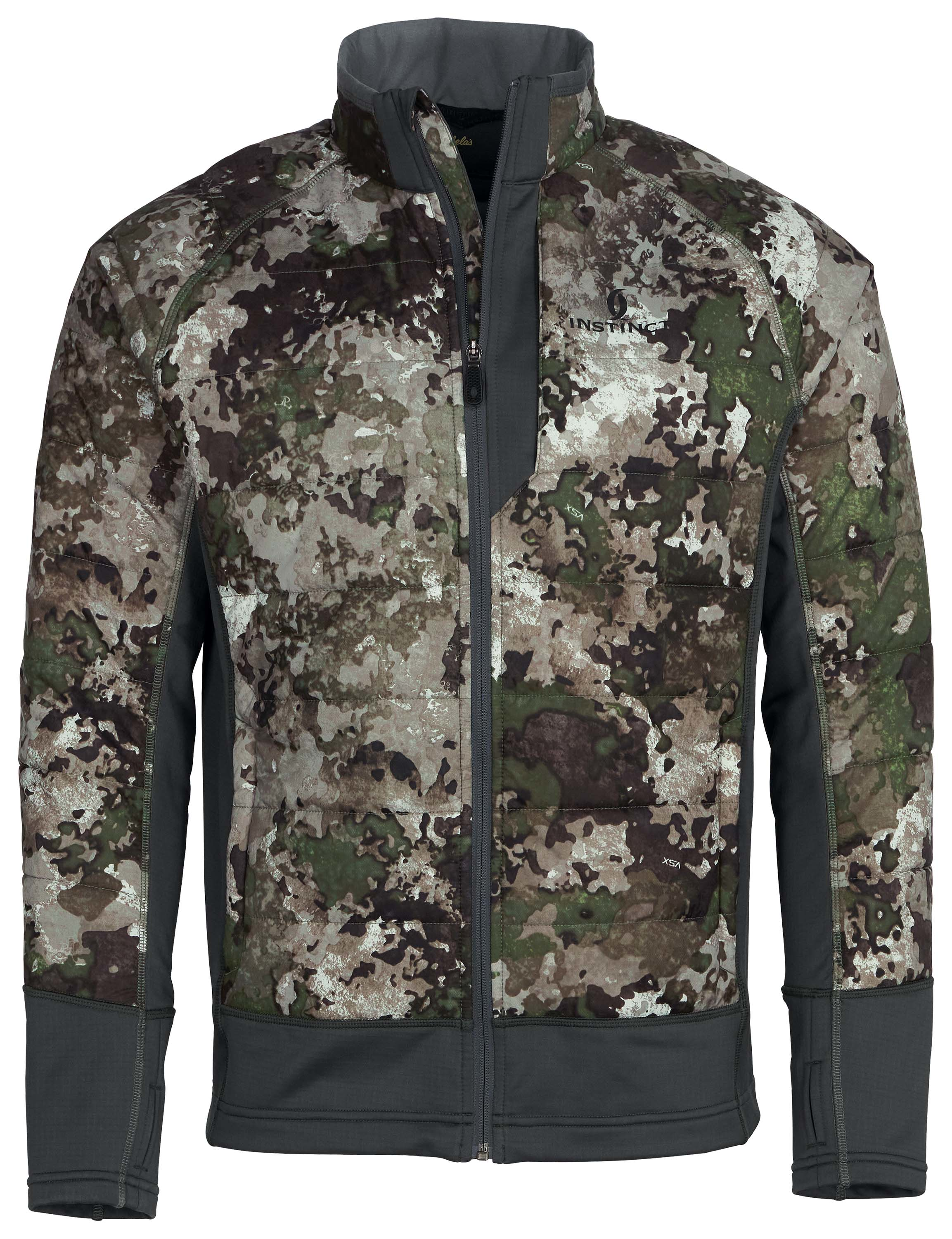 Image of Cabela's Instinct Hybrid Puffy Jacket with SCENTINEL for Men - TrueTimber VSX - S