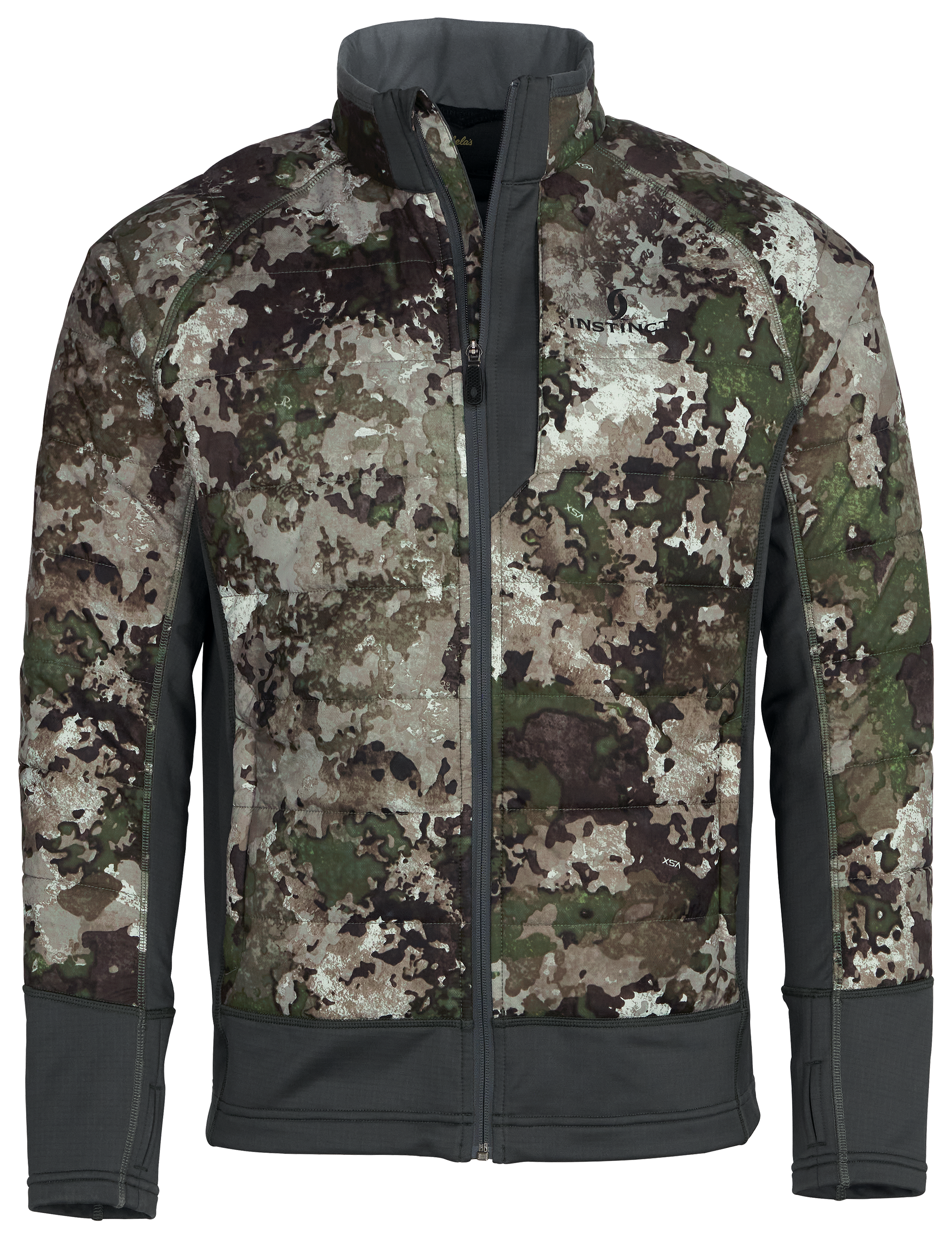 Image of Cabela's Instinct Hybrid Puffy Jacket with SCENTINEL for Men - TrueTimber VSX - M