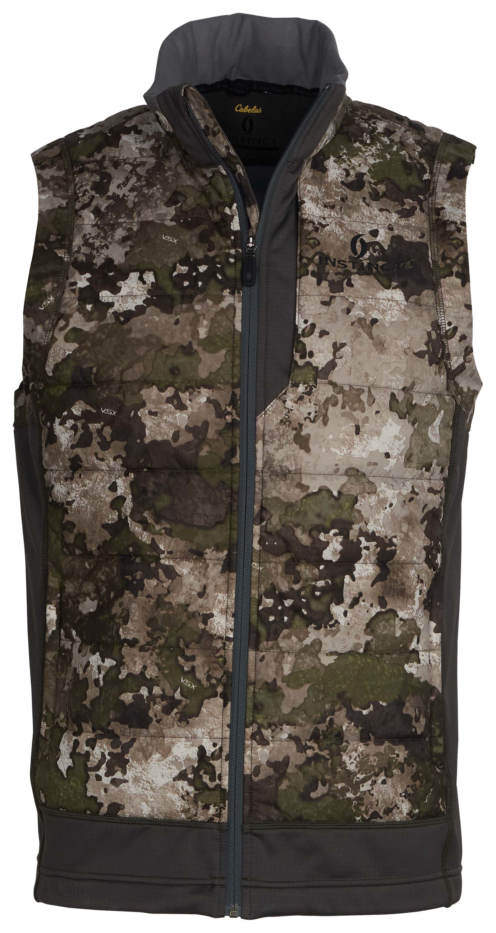 Image of Cabela's Instinct Hybrid Puffy Vest with SCENTINEL for Men - TrueTimber VSX