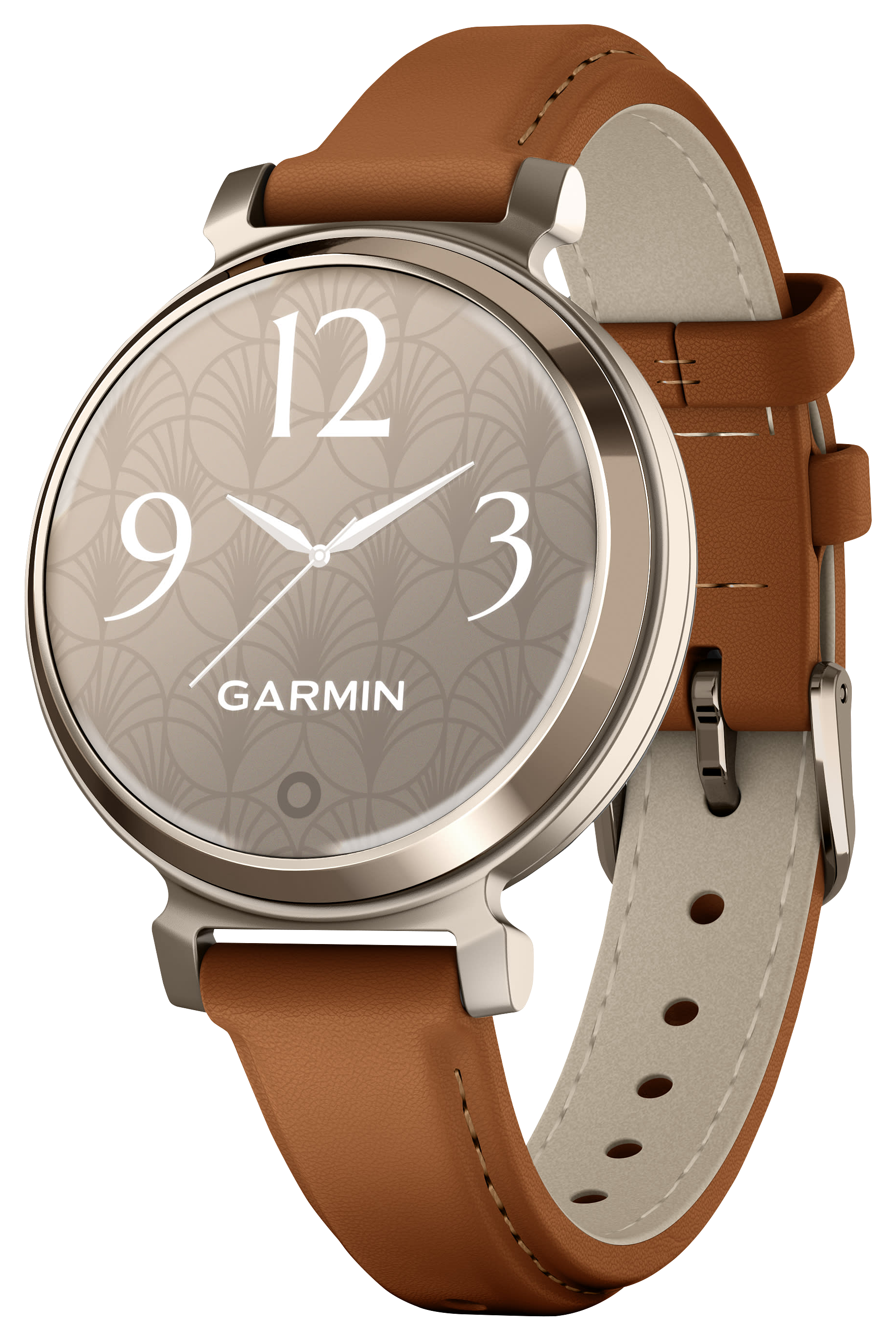 GARMIN Lily 2 Classic Smartwatch with Leather Band for Ladies
