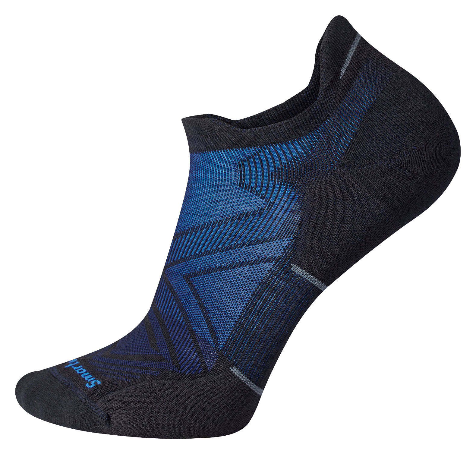 Image of Smartwool Run Targeted Cushion Low-Ankle Socks for Men - Black - M