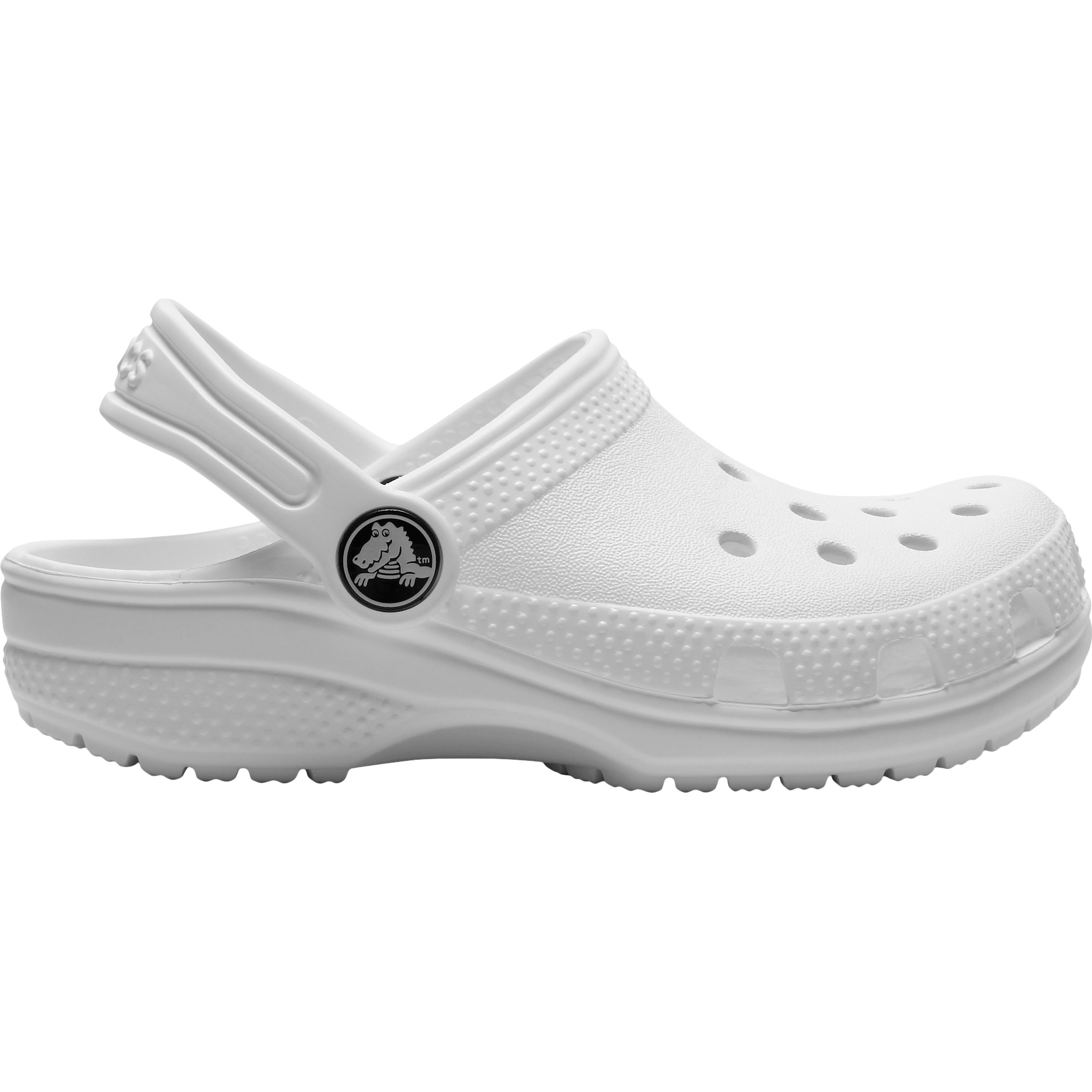 Image of Crocs Classic Clogs for Kids - White