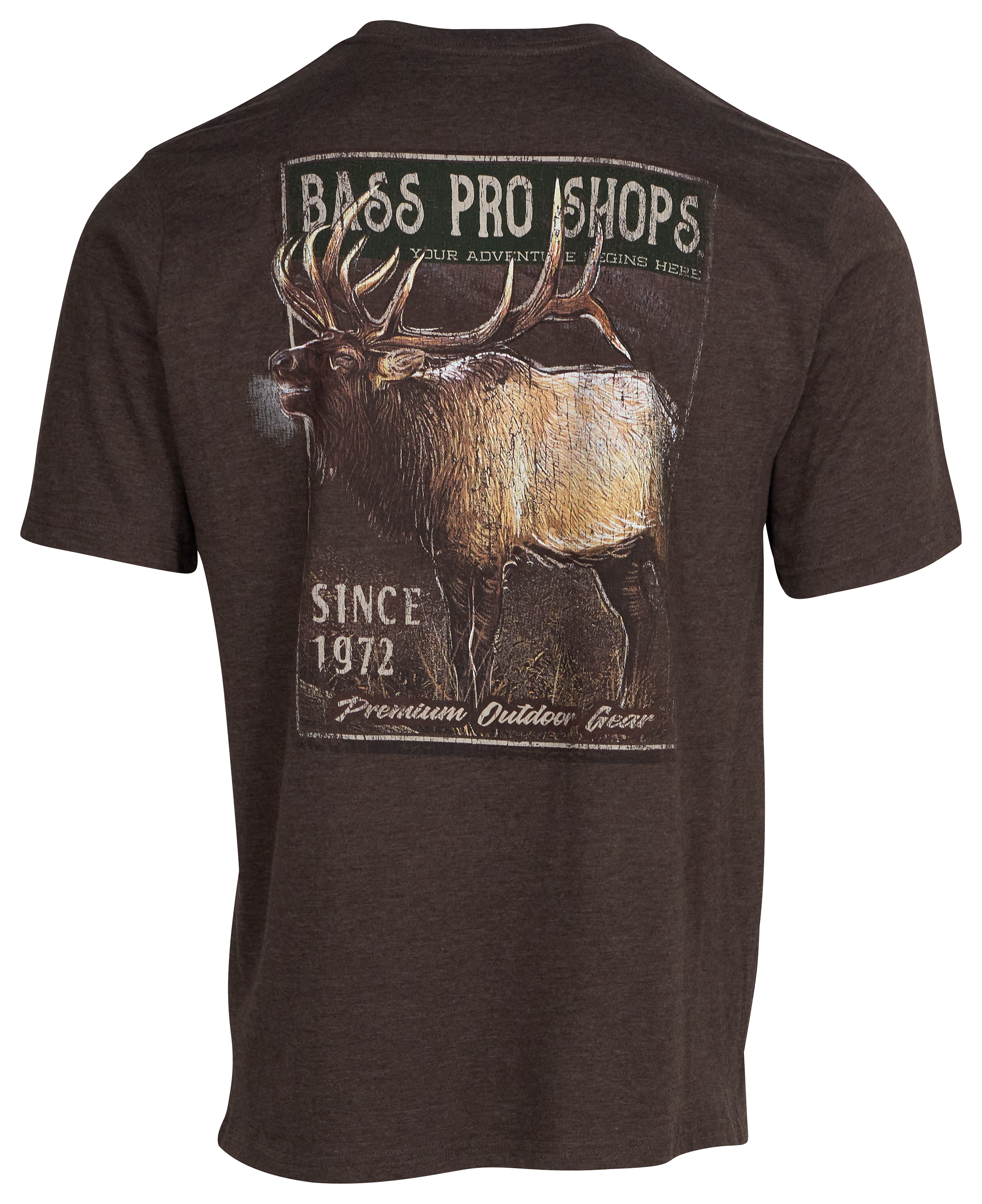 Image of Bass Pro Shops Vintage Elk Bugle Short-Sleeve T-Shirt for Men